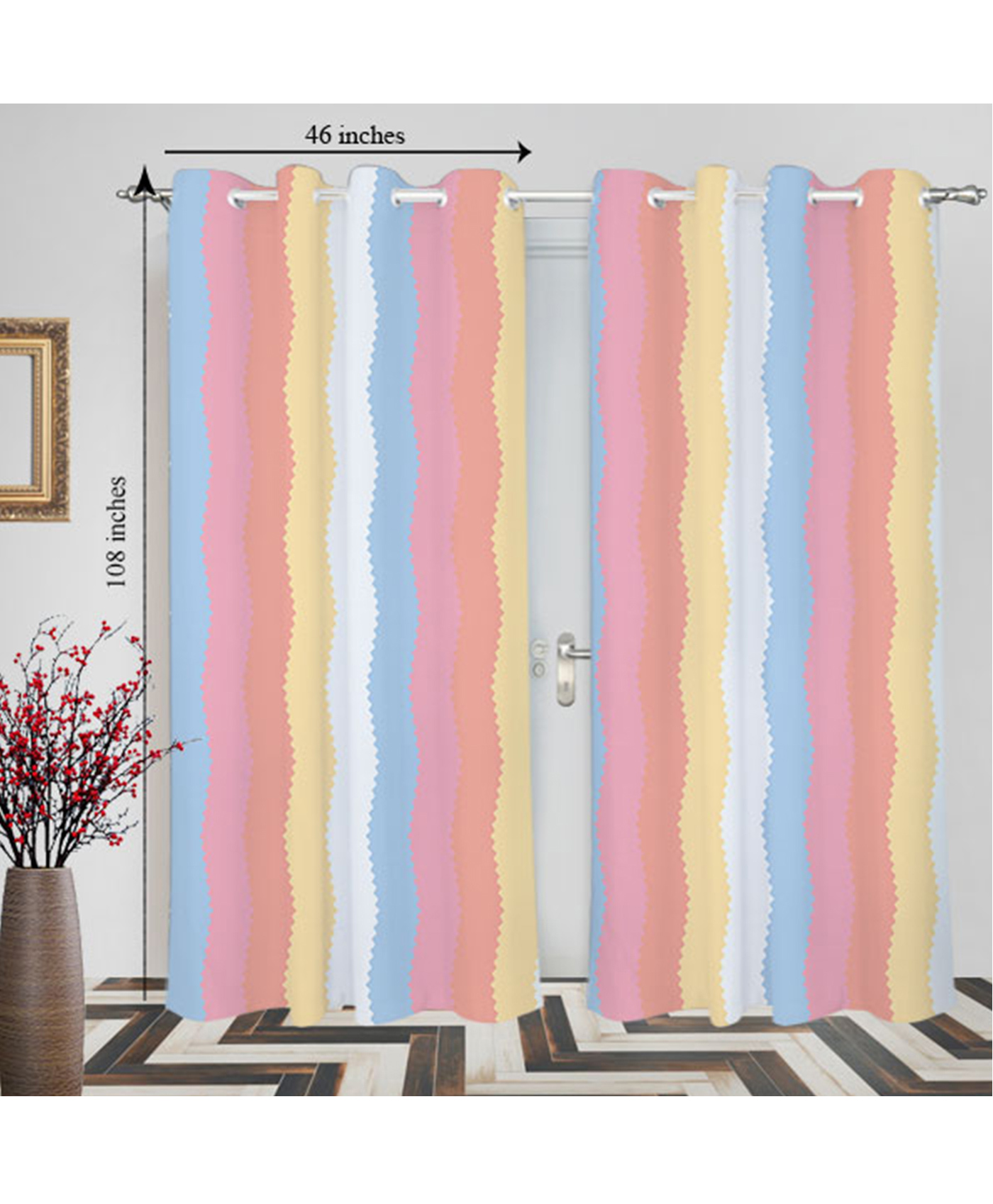 Right Gifting Digital Printed Eyelet Long Door Curtain For Kids Room - Pack Of 2-picture-16