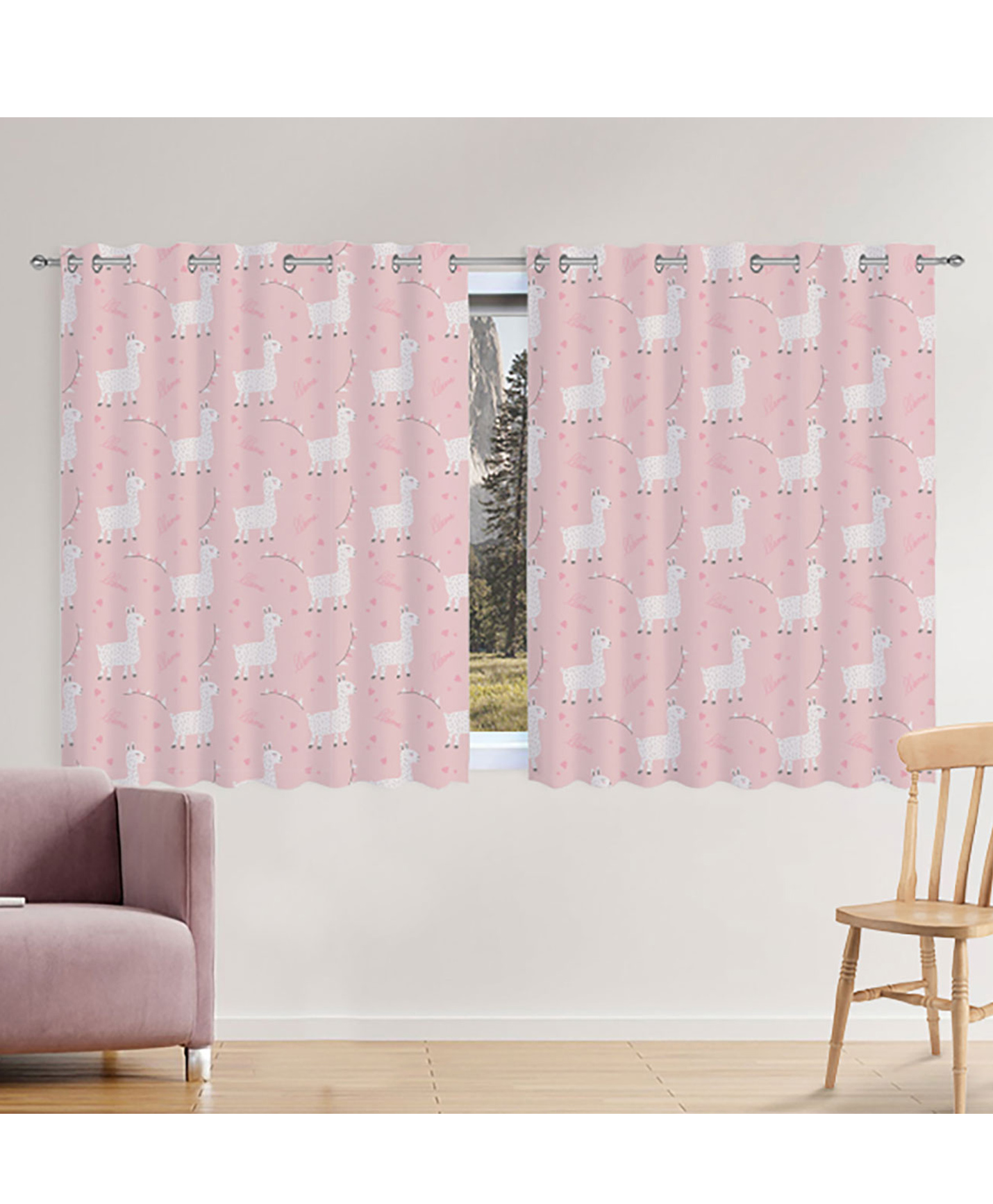 Right Gifting Digital Printed Eyelet Window Curtain For Kids Room - Pack Of 2-image-14