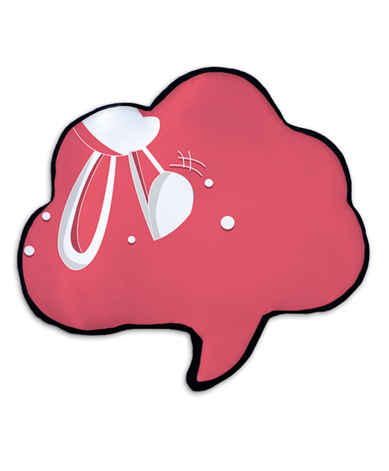 Right Gifting Digital Printed Satin Cloud Shaped Cushion For Kids - Pink-picture-48