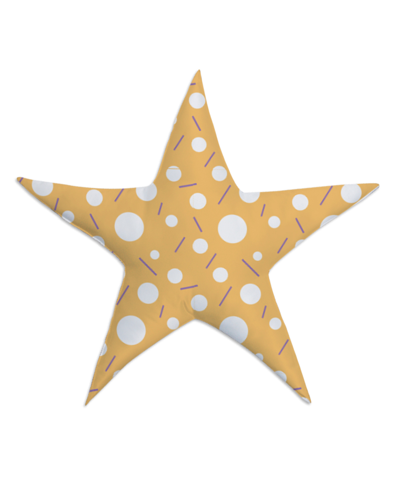 Right Gifting Digital Printed Satin Star Shaped Cushion For Kids - Multicolor-picture-46