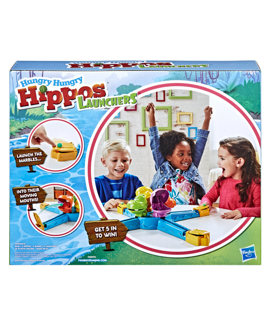 Hasbro Hungry Hippos Launchers Board Game- Multicolor-image-15