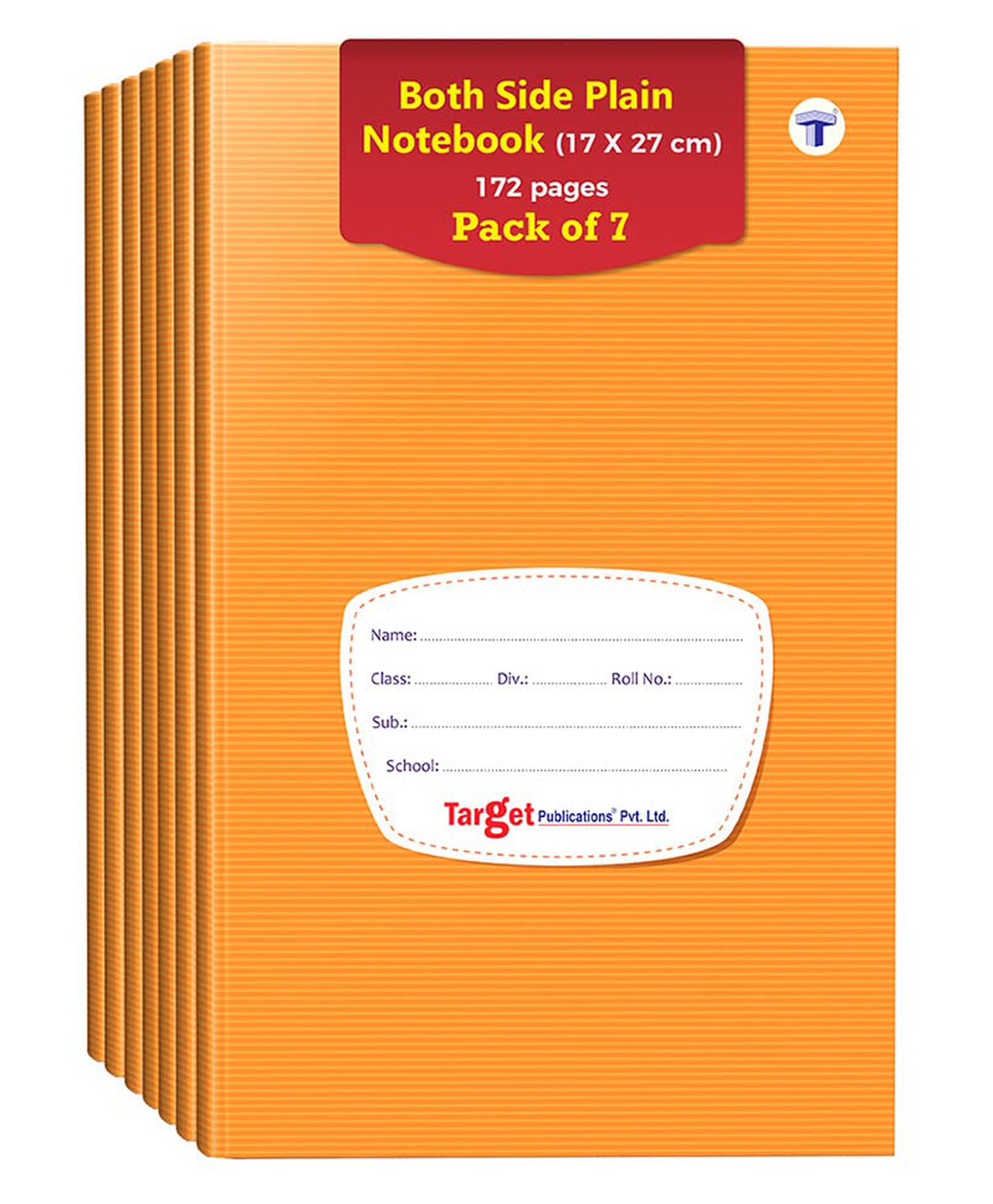 Target Publication Small Notebooks Both Sides Blank Copy Pack of 7 - 172 Pages each-image-21