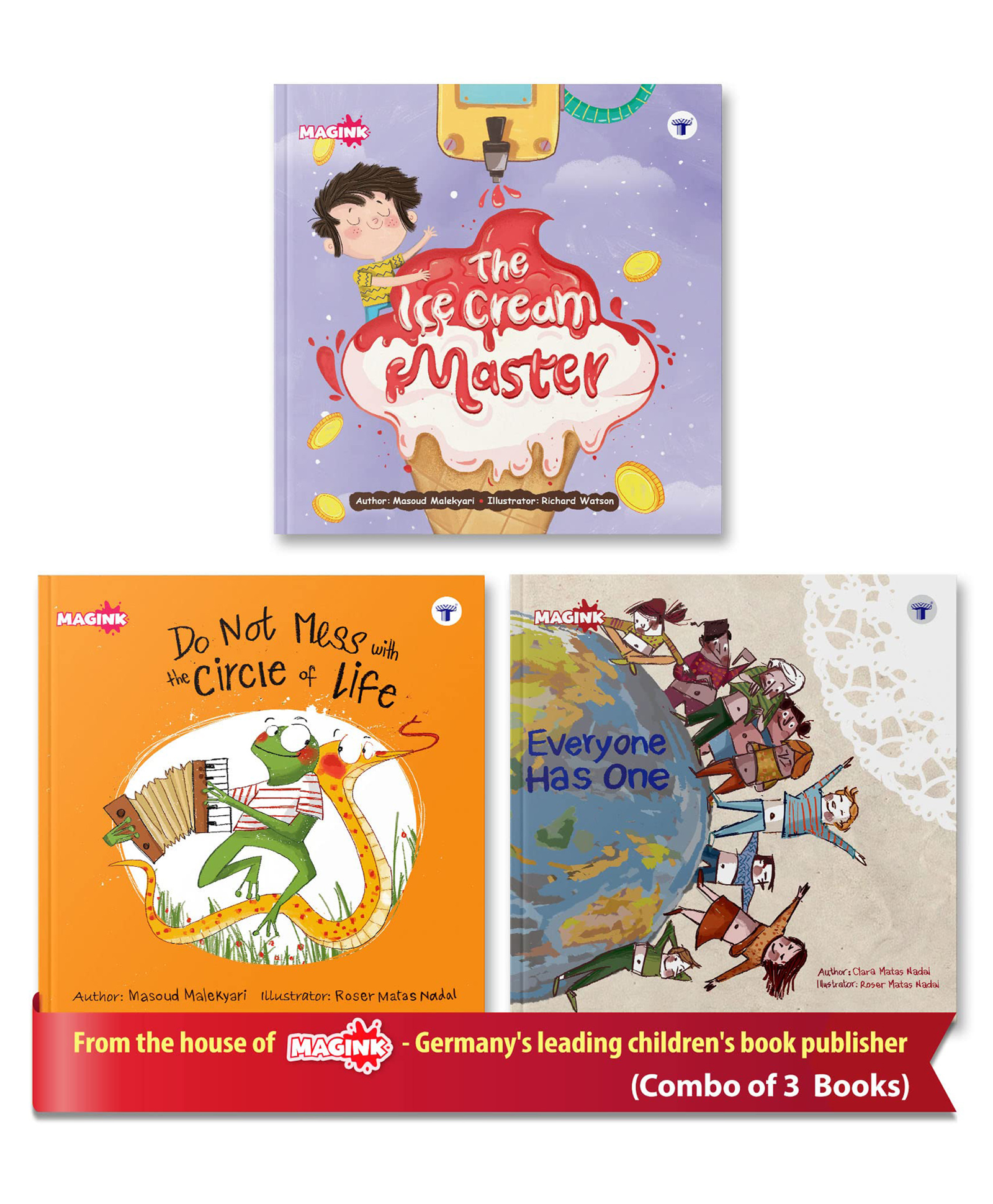 Ice Cream Master Do Not Mess with The Circle of Life Everyone Has One Story Books Pack of 3 - English-image-14