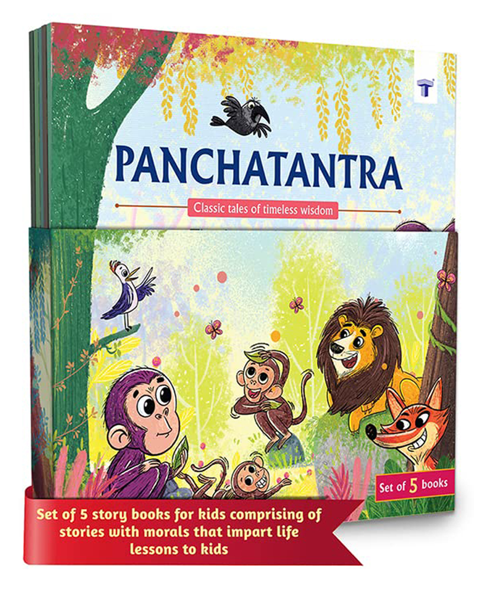 Panchatantra Illustrated Moral Story Books Pack of 5 - English Online in  India, Buy at Best Price from  - 10874491
