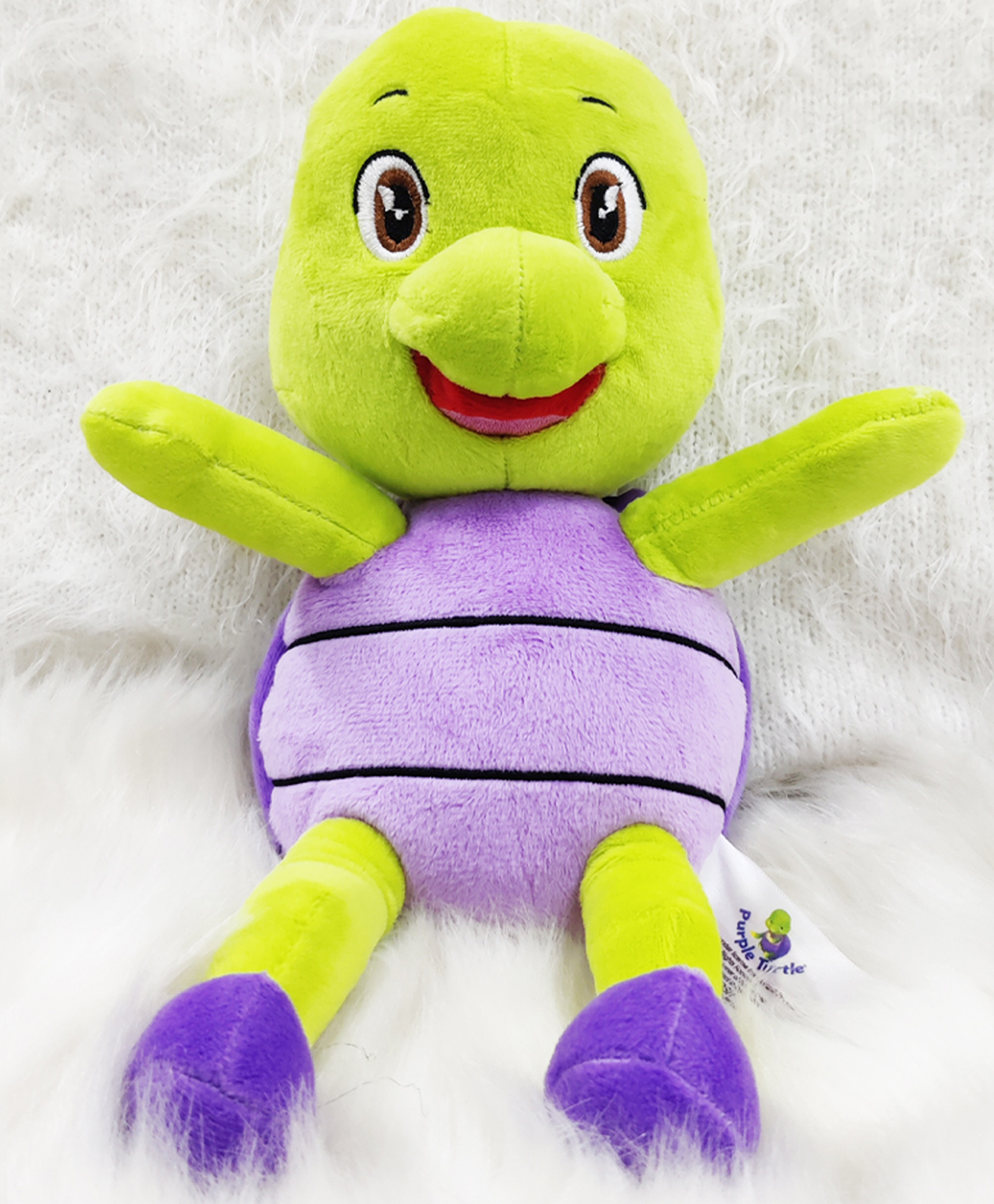 purple turtle plush