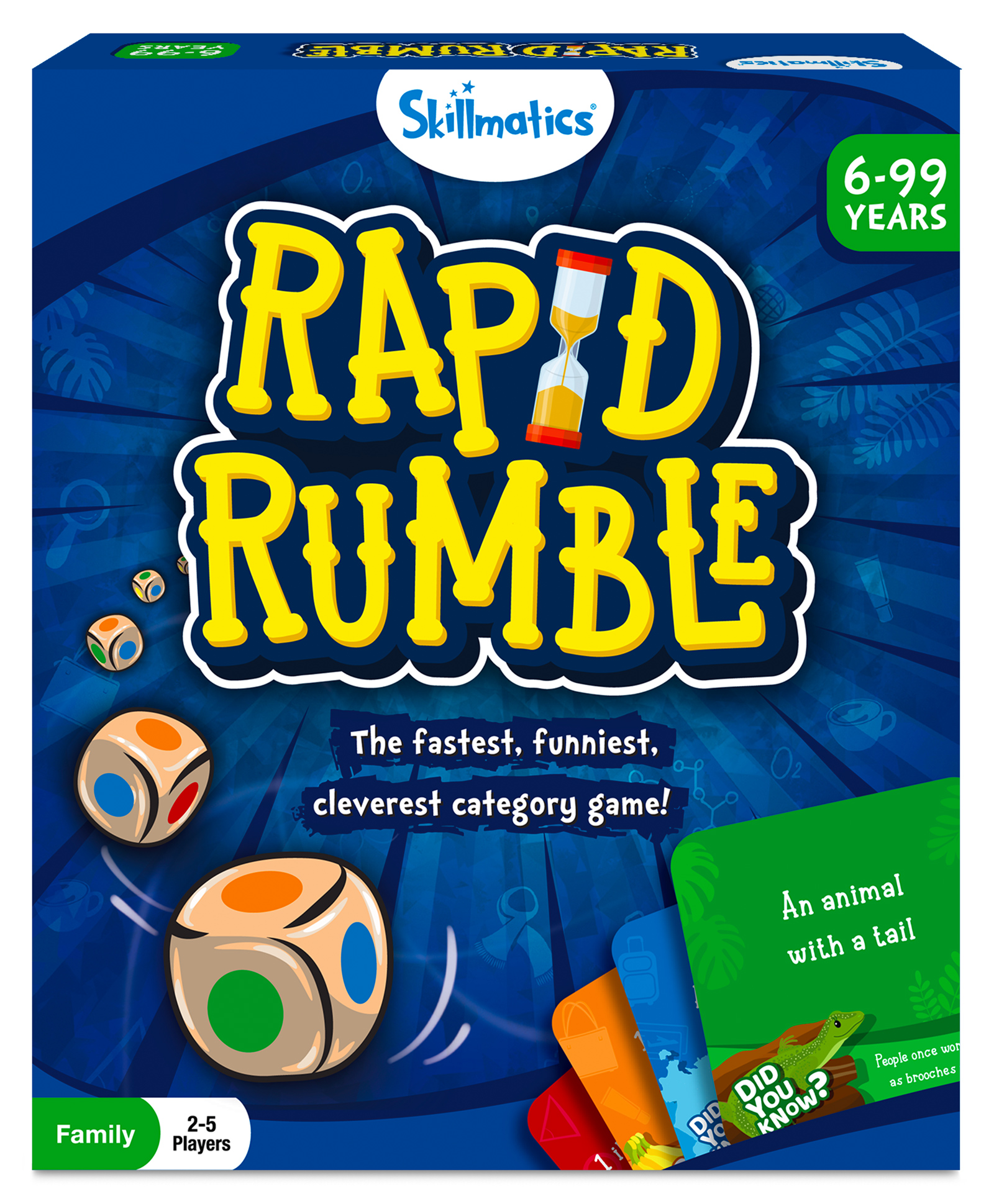 Skillmatics Board Game Rapid Rumble Super Fun Family Game Educational Travel Friendly and Clever Category Game-image-39