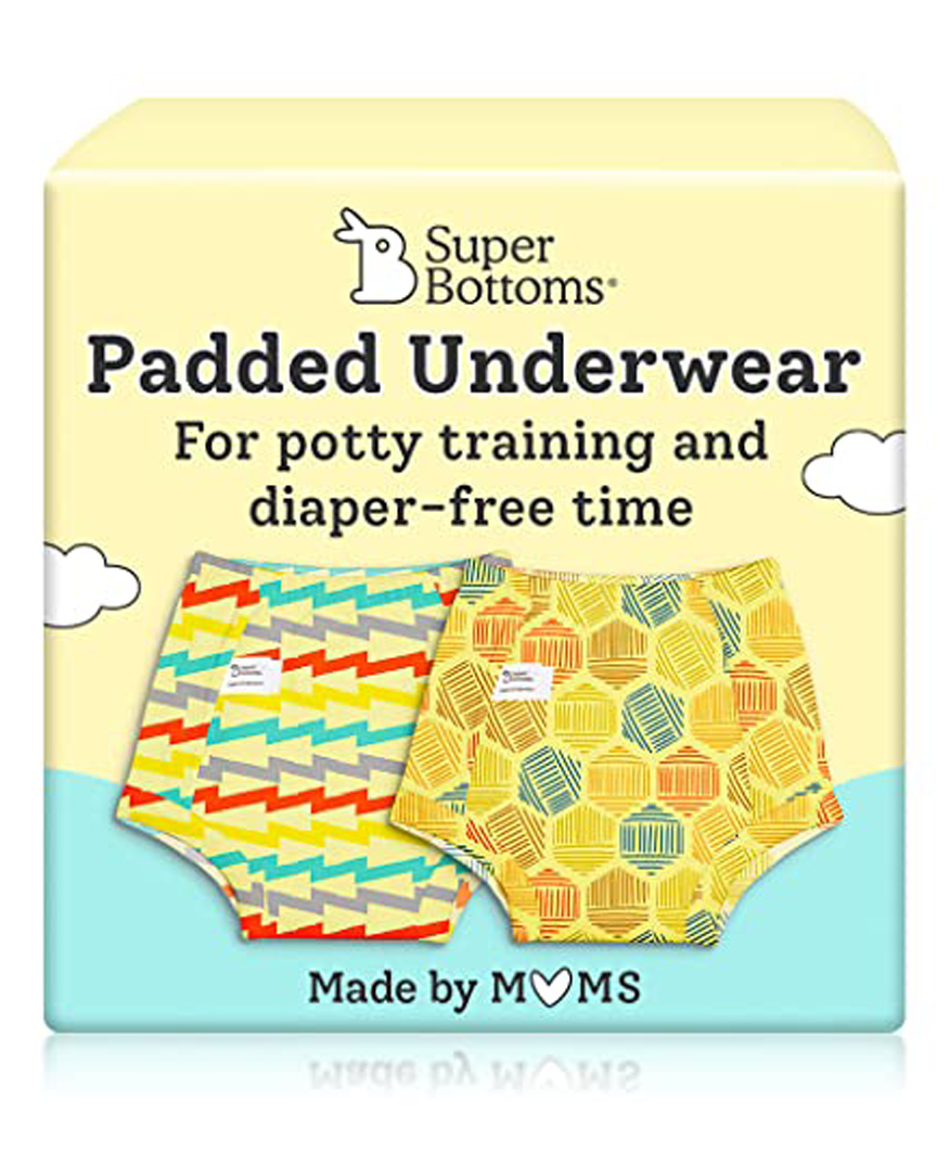 SuperBottoms 100% Cotton Padded Pant Style Padded Underwear Pack of 2 - Multicolor-picture-32
