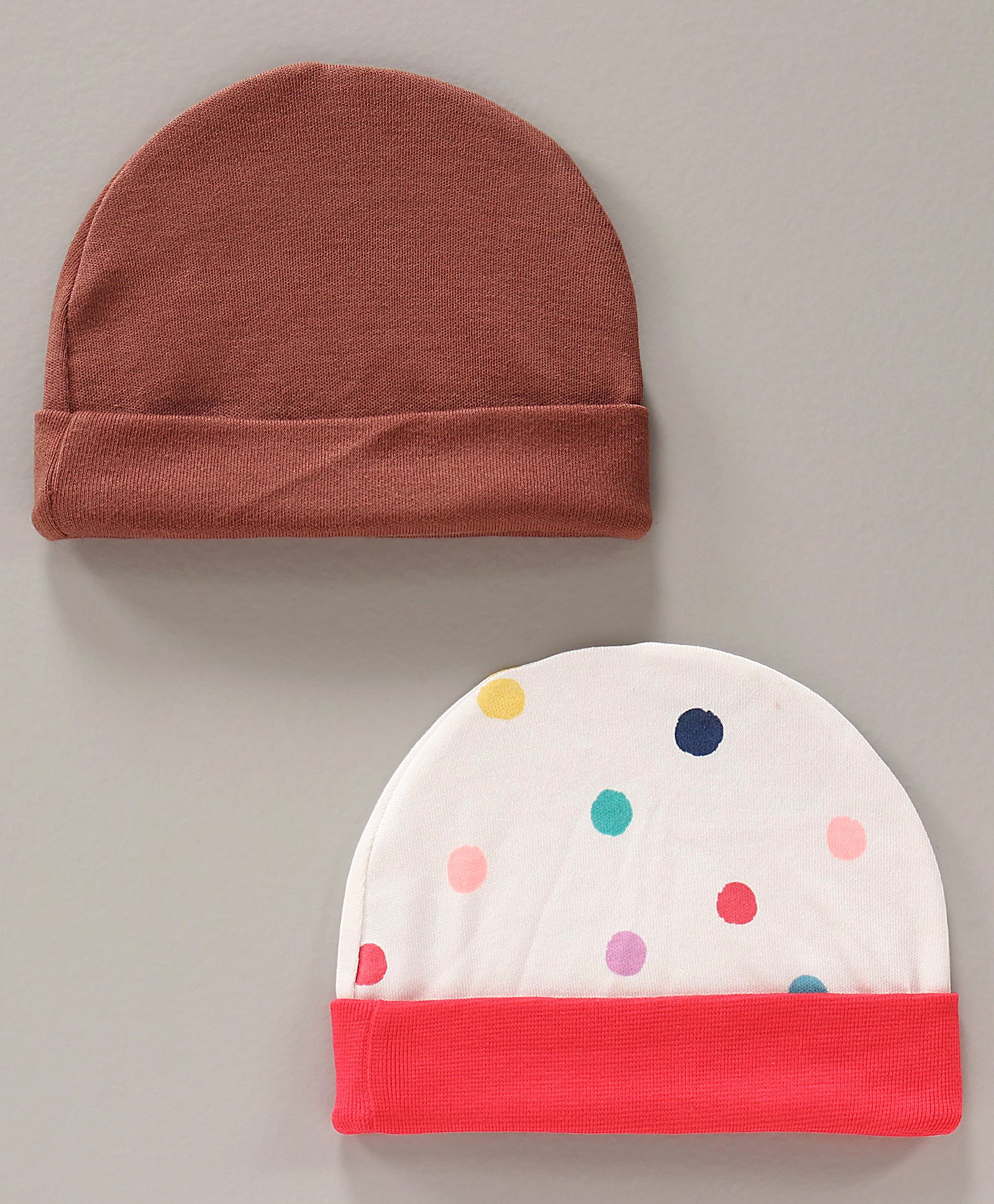 Ben Benny Caps Printed & Solid Pack of 2 Multicolor- Diameter 9 cm-image-38