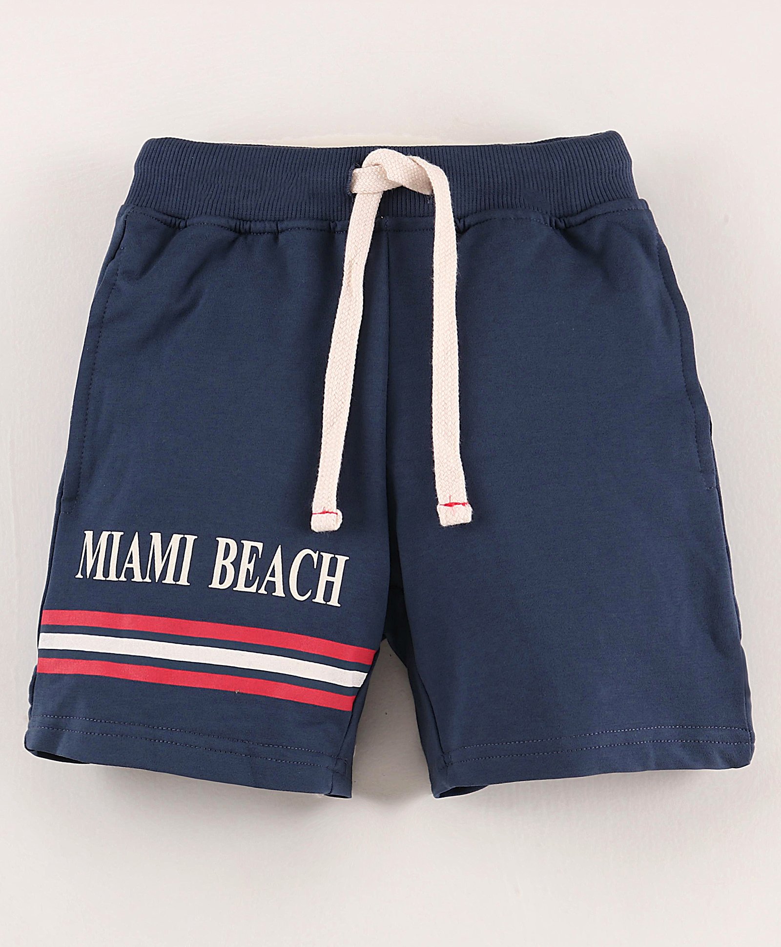 Lazy Bones Knee Length Shorts Text Print - Steel Blue-picture-27