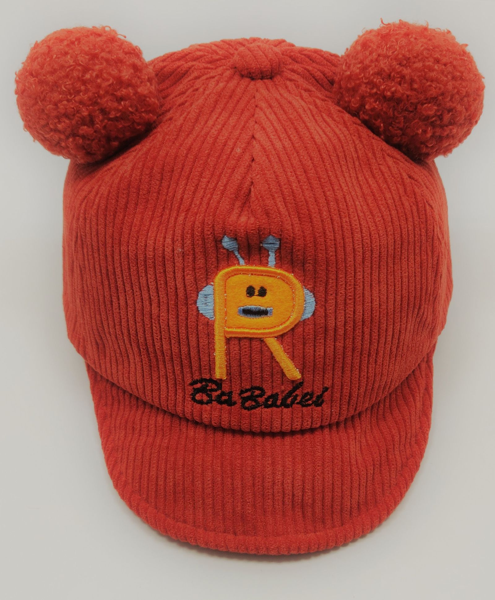 Kid-O-World Double Pom Pom Detailing Cap - Red-image-38