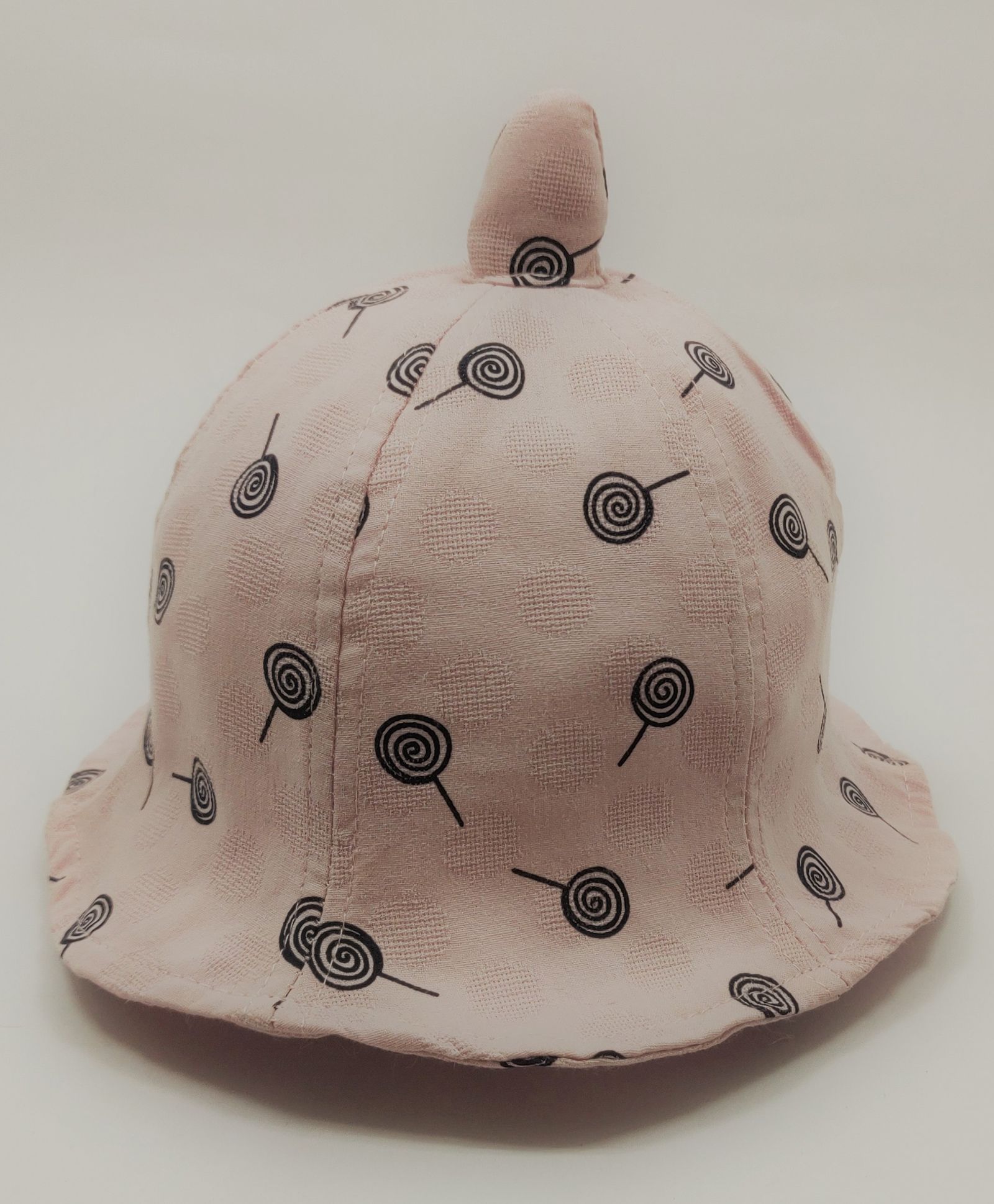 Kid-O-World Lollipop Printed Hat With Horn - Light Pink-picture-26