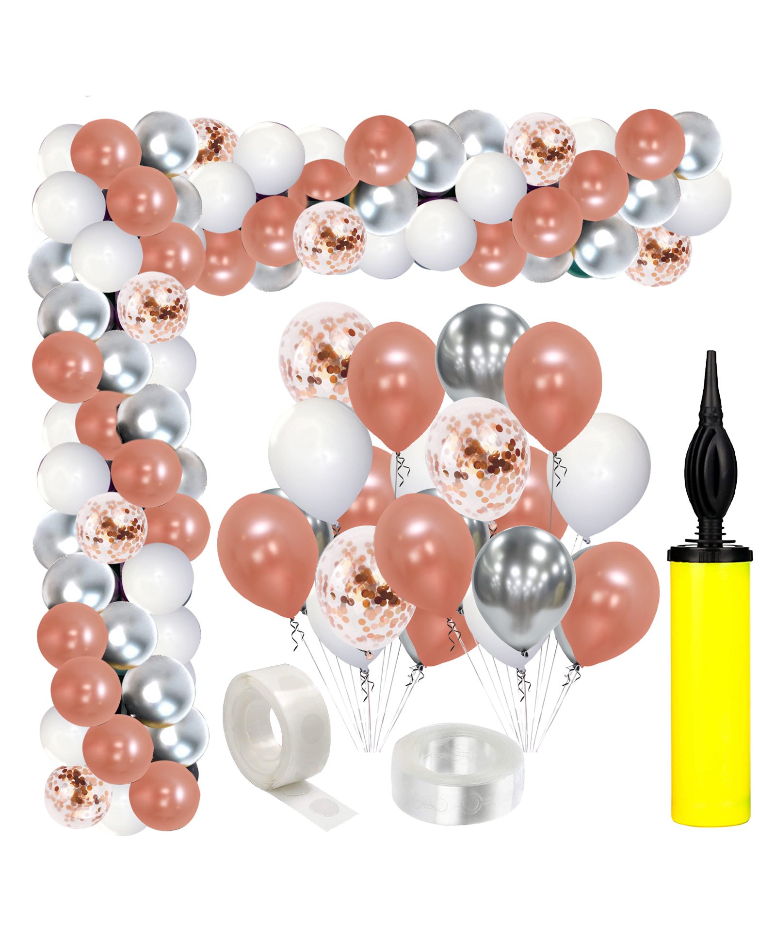 Zyozi Latex Birthday Balloons Decor with Pump Multicolour - Pack of 113-picture-6