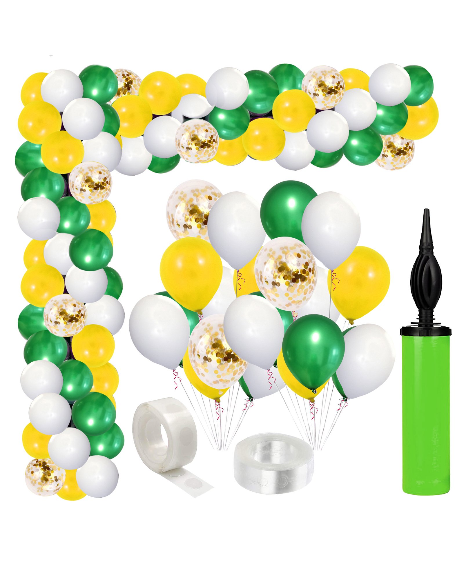 Zyozi Latex Birthday Balloons Decor with Pump Multicolour - Pack of 113-picture-47