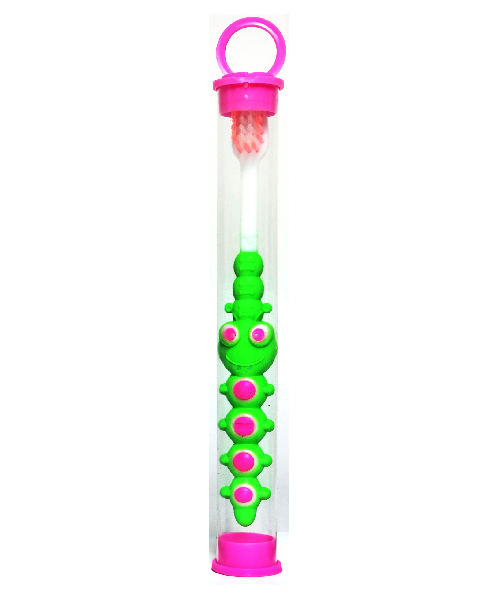 Yunicorn Max YMX 507 Caterpiller Toothbrush With Protective Hygine Lid Cover (Color May Vary)-image-34