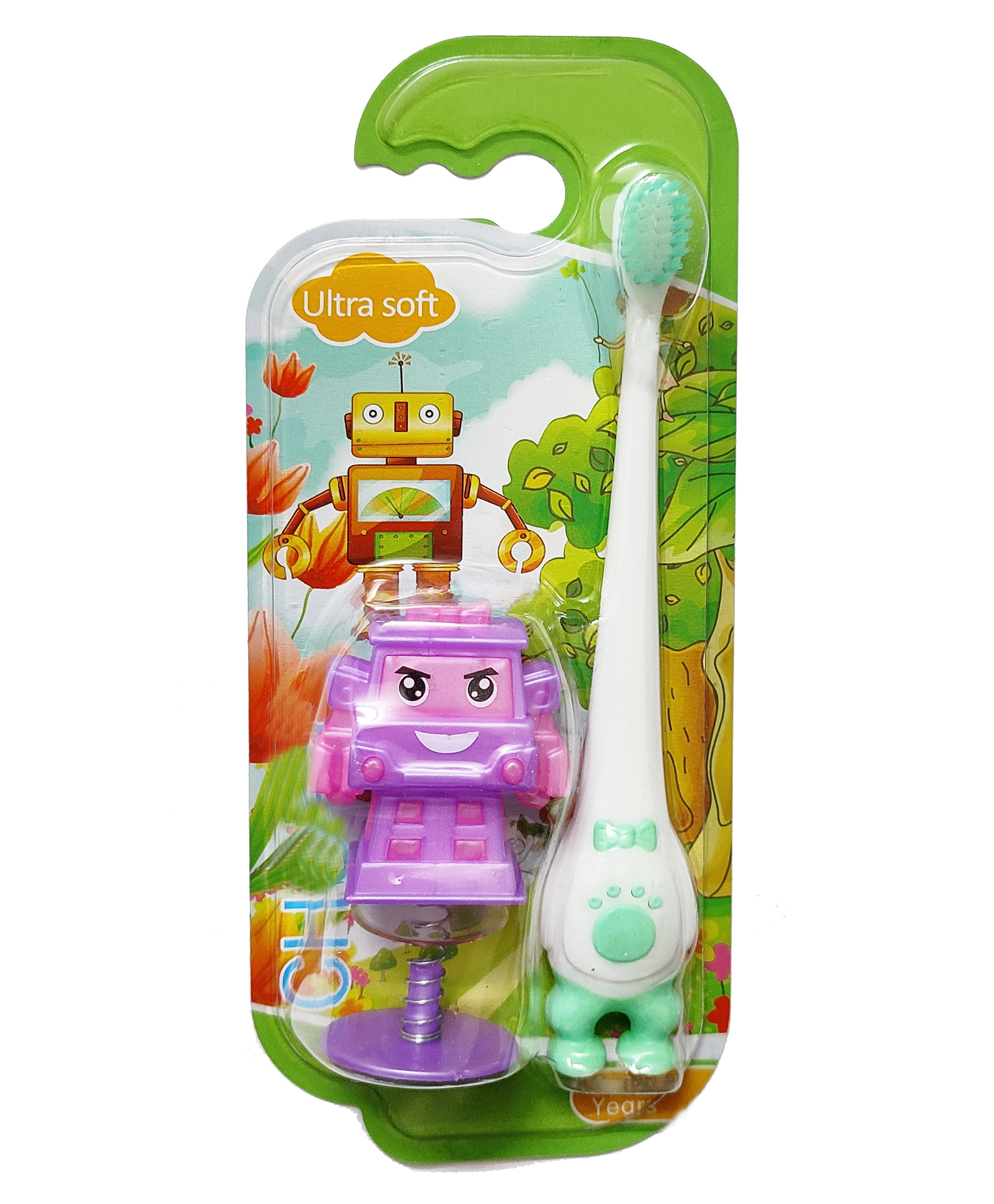 Yunicorn Max YMX 547 Bounce Up Kids Toothbrush With Robot Toy (Color May Vary)-image-5
