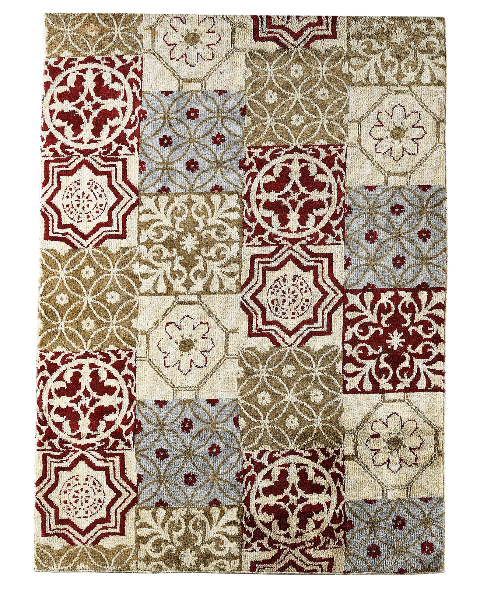 Saral Home Yarn Art Carpet Tile - Beige-image-5