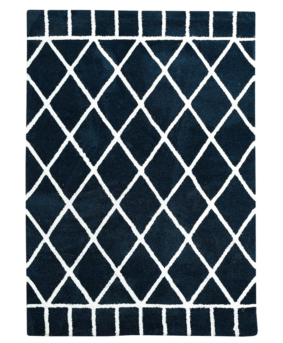 Yarn ART CARPETS Kista by SARAL HOME (Blue, 120X180 CM)-picture-17