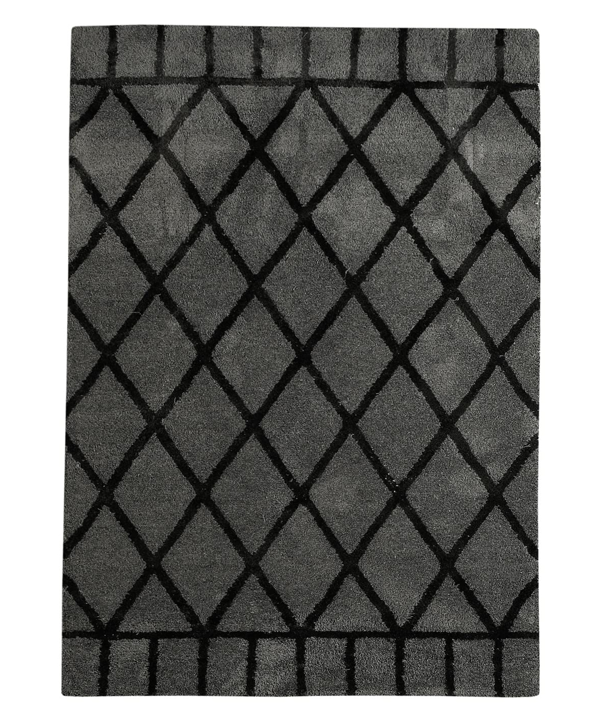 Saral Home Yarn ART CARPETS Kista by SARAL HOME (Grey, 120X180 CM)-image-38