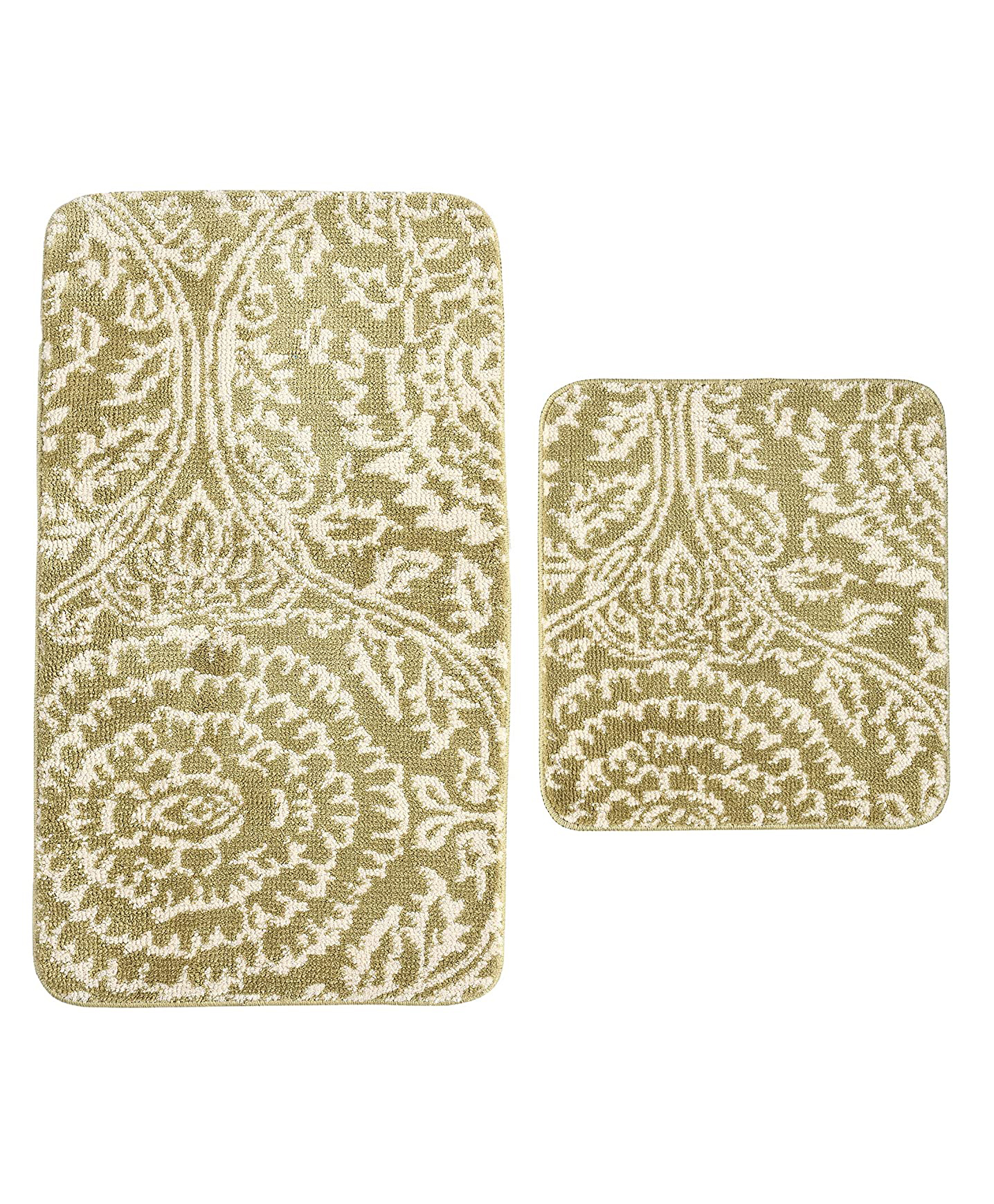 Saral Home ICO Super Soft Bathmats Pack Of 2 - Beige-picture-14