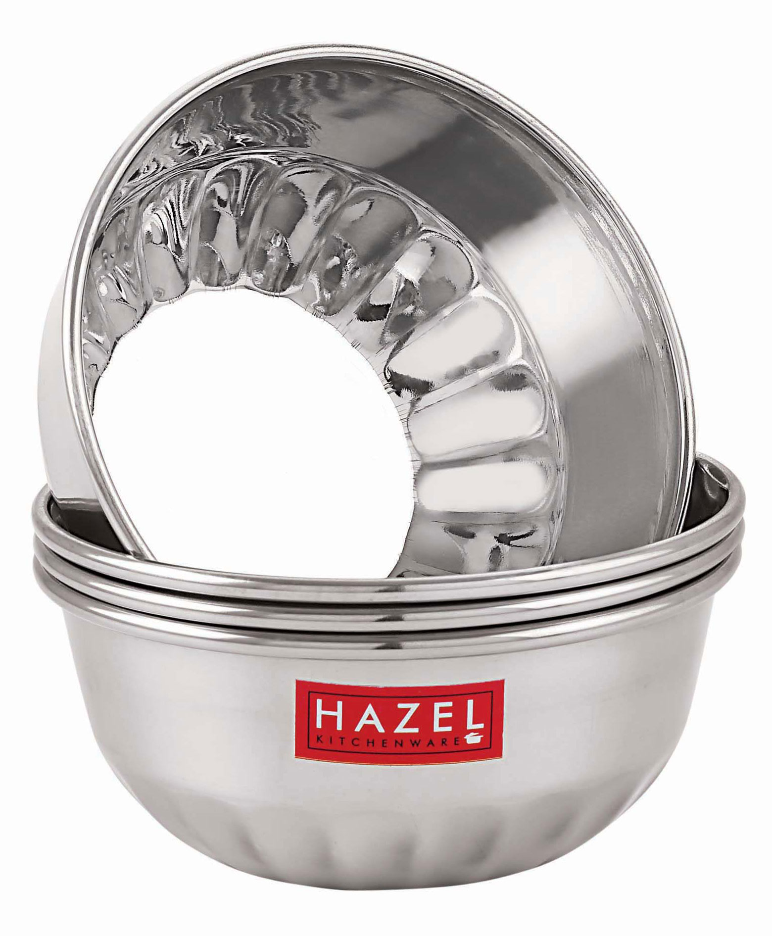 HAZEL Stainless Steel Serving Bowl Wati Dessert Vati Katori Pack of 4 - 220 ml each-image-40