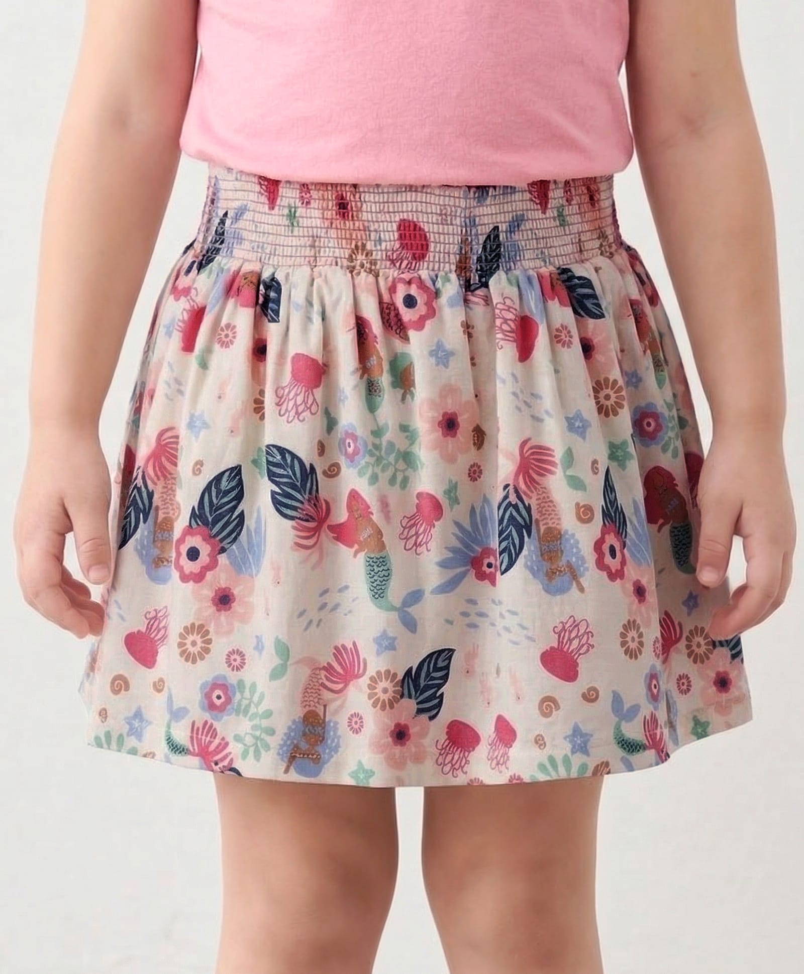 lilly + sid Lilly & Sid Knee Length Skirt Floral Print - Multicolor-picture-14