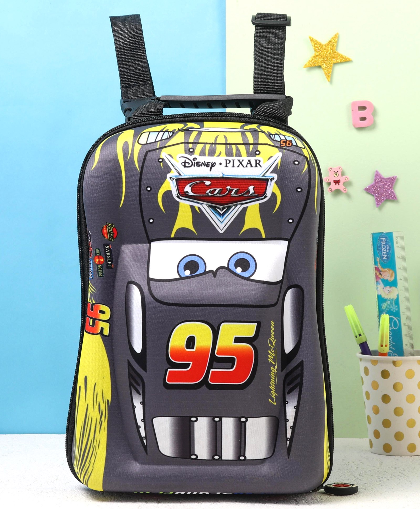 Disney Pixars Cars Trolley Bag Wheeled Trolley Bag,Official Licensed 