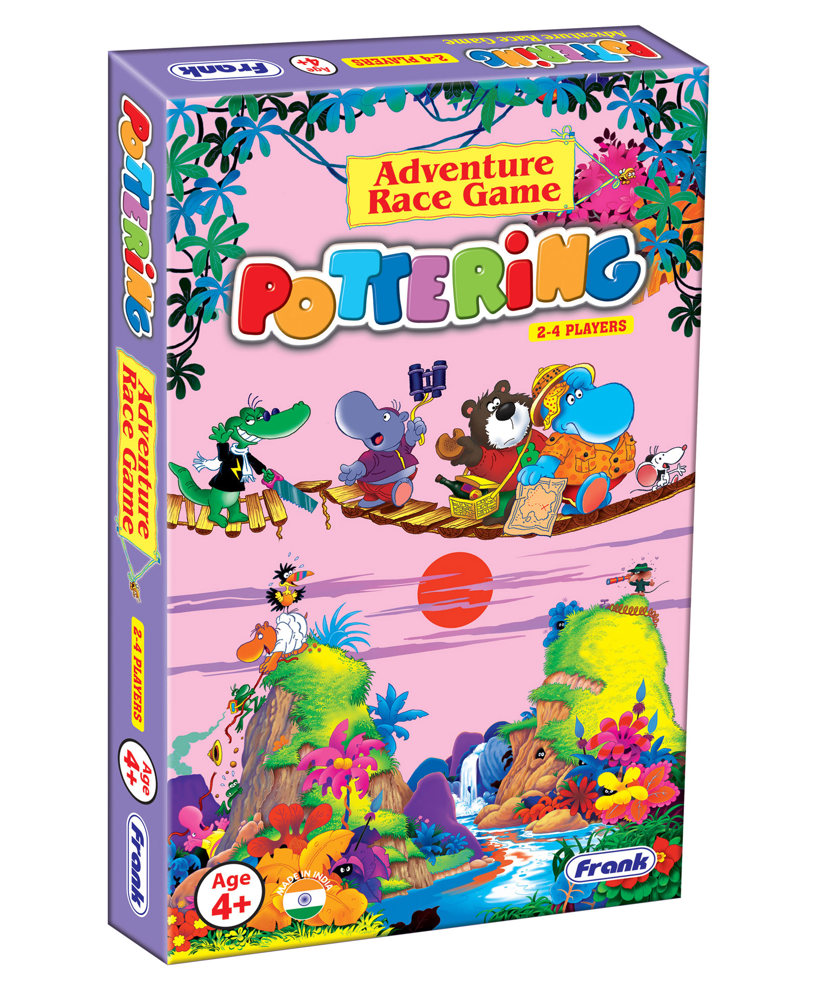 Frank Pottering Adventure Race Board Game- Multicolor-picture-26
