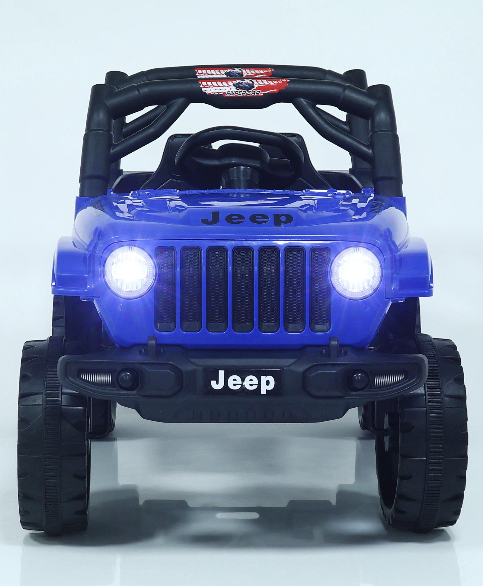 Battery Operated Ride On Jeep With Remote Control - Blue-image-34