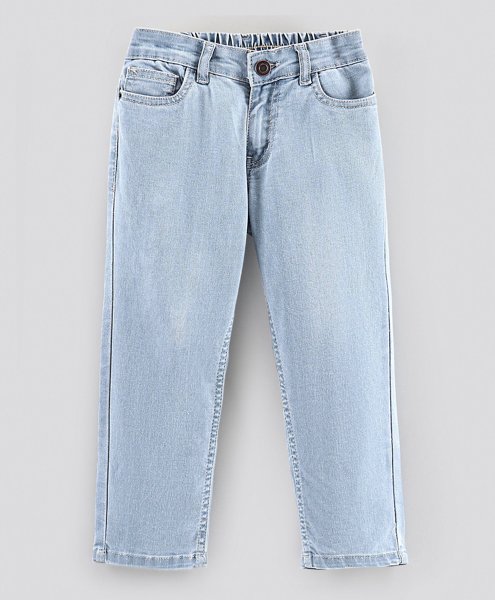 Buy Primo Gino Full Length Light Washed Denim Jeans - Light Blue for Boys  (6-7 Years) Online in India, Shop at FirstCry.com - 10985949