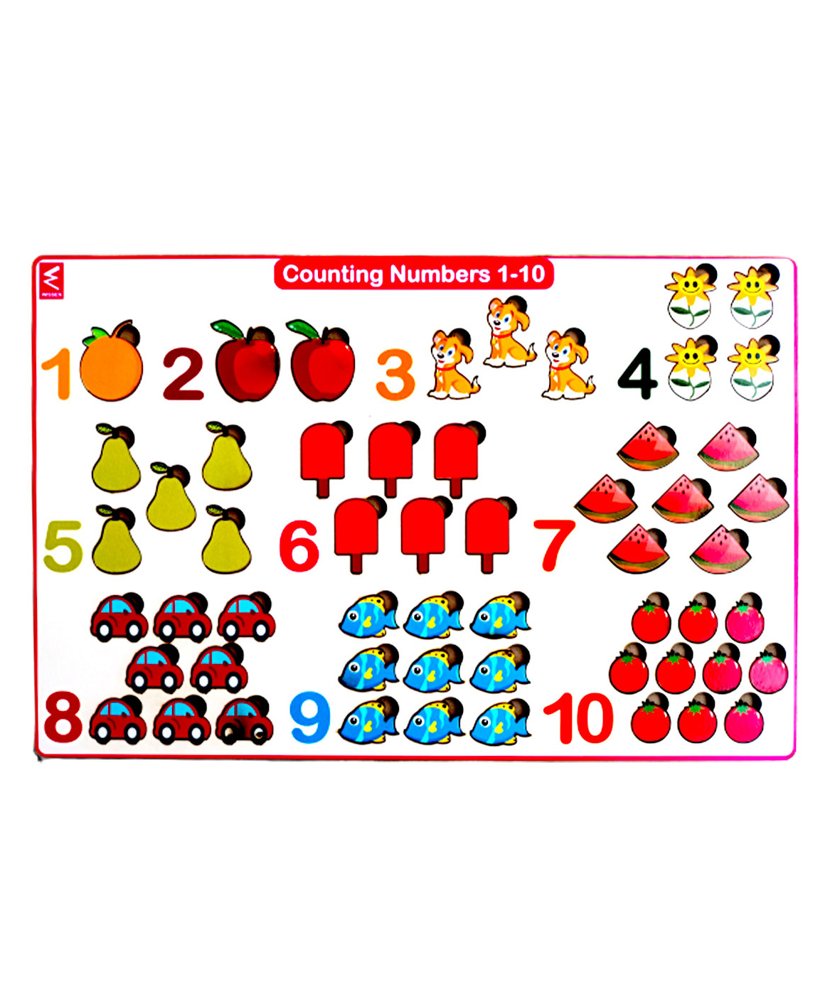Wissen Counting Numbers Puzzle Multicolor - 50 Pieces-image-33