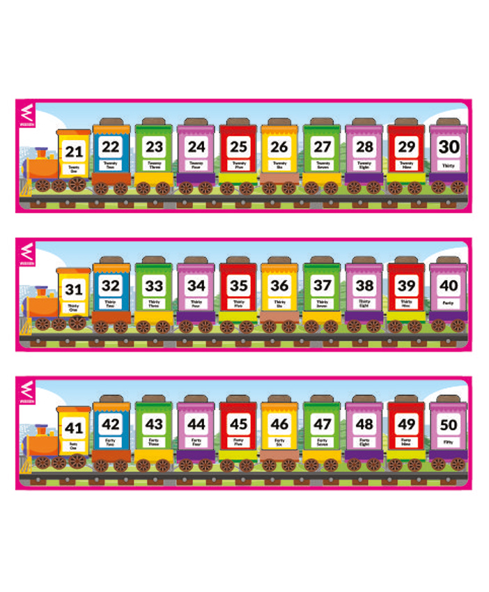 WISSEN Train Sequencing Number Board Puzzle Set of 3 - 30 Pieces-picture-33