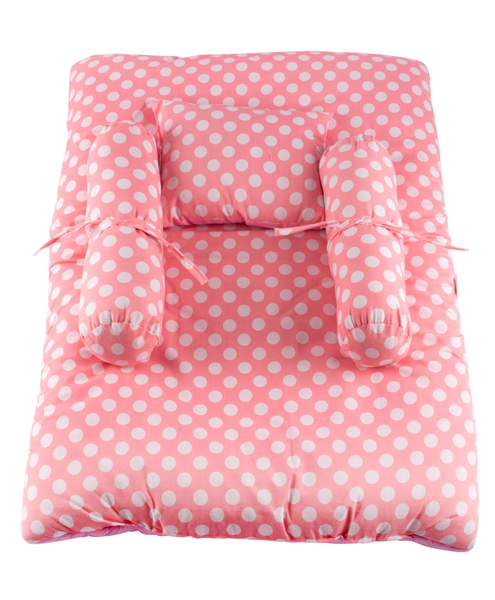 Mittenbooty Cotton Bedding Set Polka Dot Print - Pink-image-23