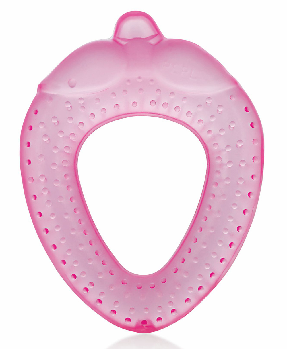 BeeBaby Strawberry Water Filled Teether with Carry Case - Pink-image-7