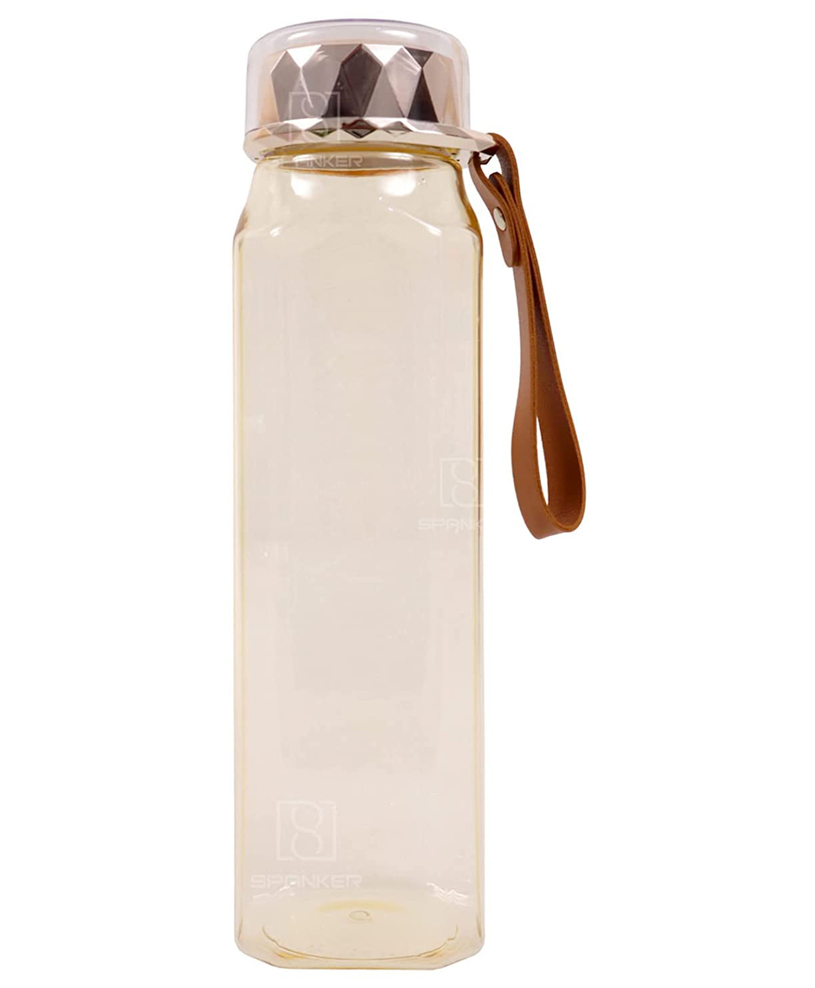 Toyshine Crystal Tritan Hand Bag Water Bottle Brown- 550 ml-image-34