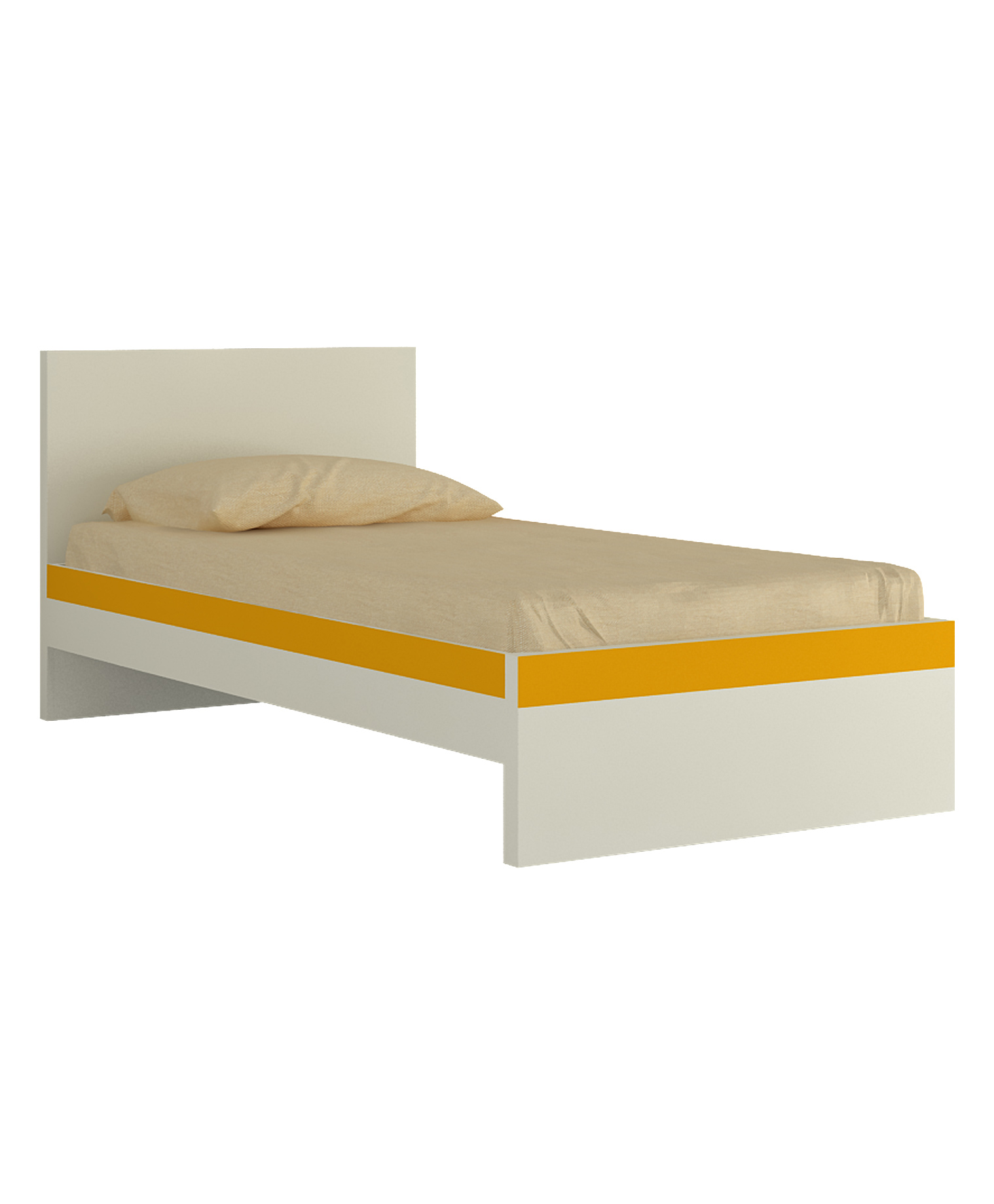 Adona Riga Kids Single Bed - Yellow-image-20