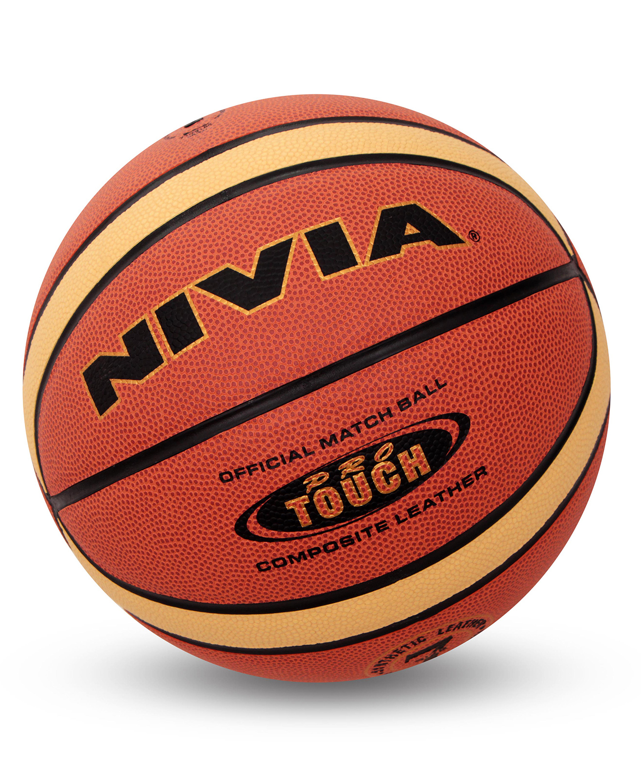 NIVIA Pro Touch Basketball Size 7 - Orange-image-17