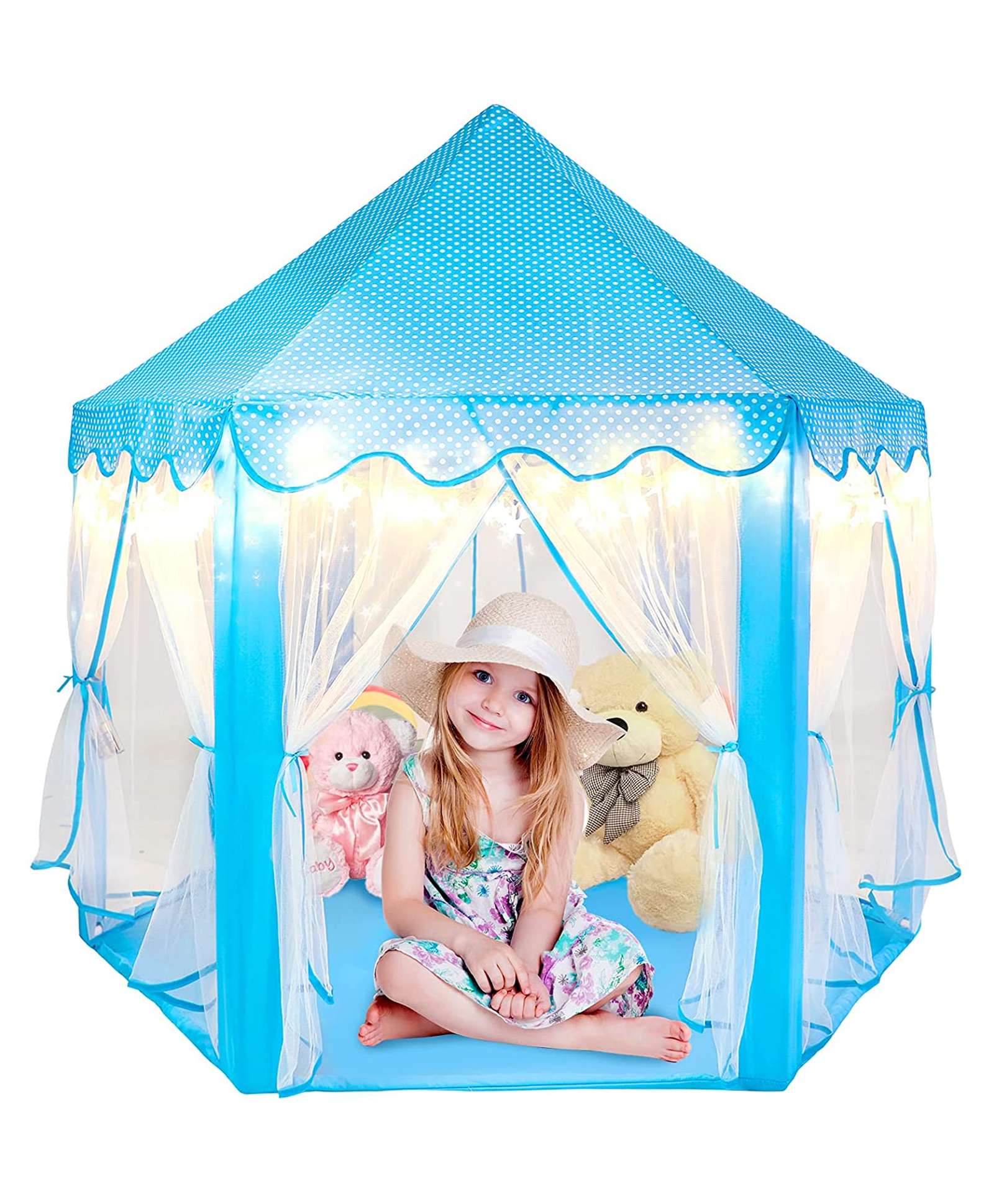 Krocie Toys Dream House Castle Tent - Blue-picture-21