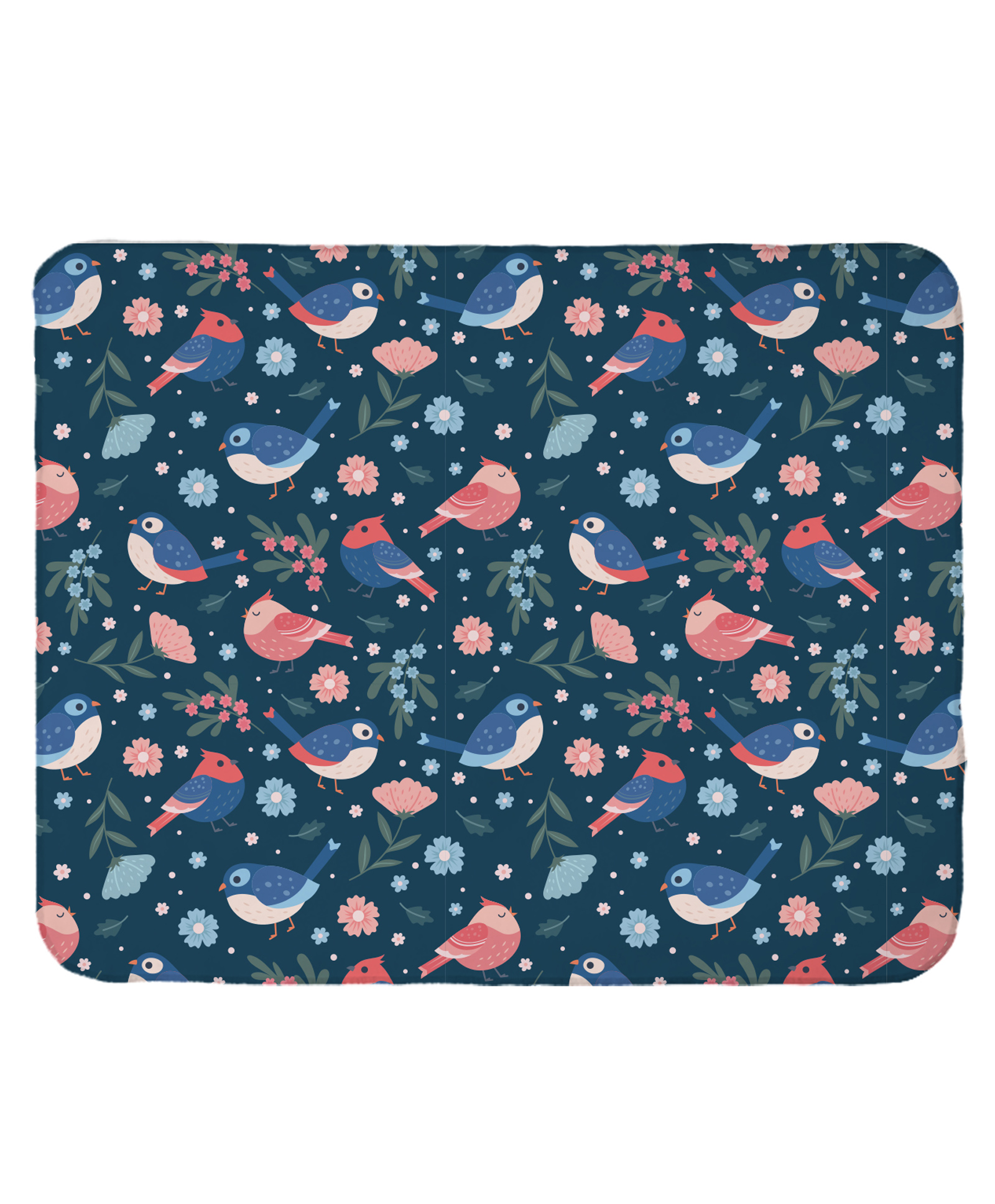 Right Gifting Digital Printed Multipurpose Swaddle Wrapper Stroller Blanket - Navy Blue-picture-17