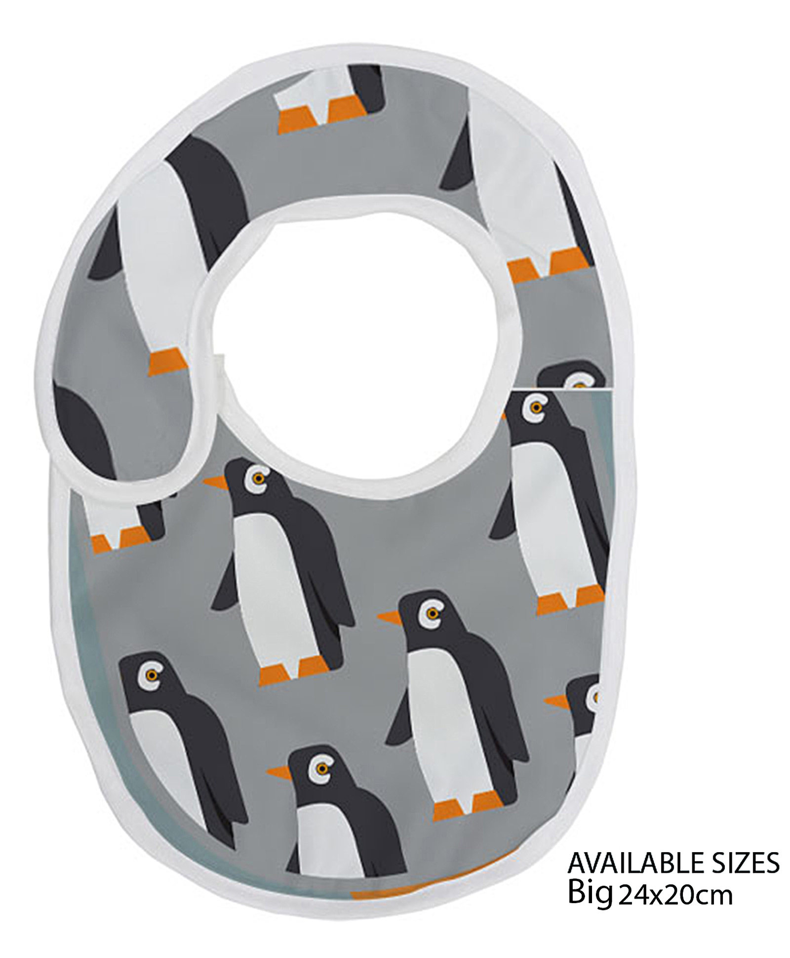 Right Gifting Digital Printed Velcro Closure Bibs - Grey-picture-48