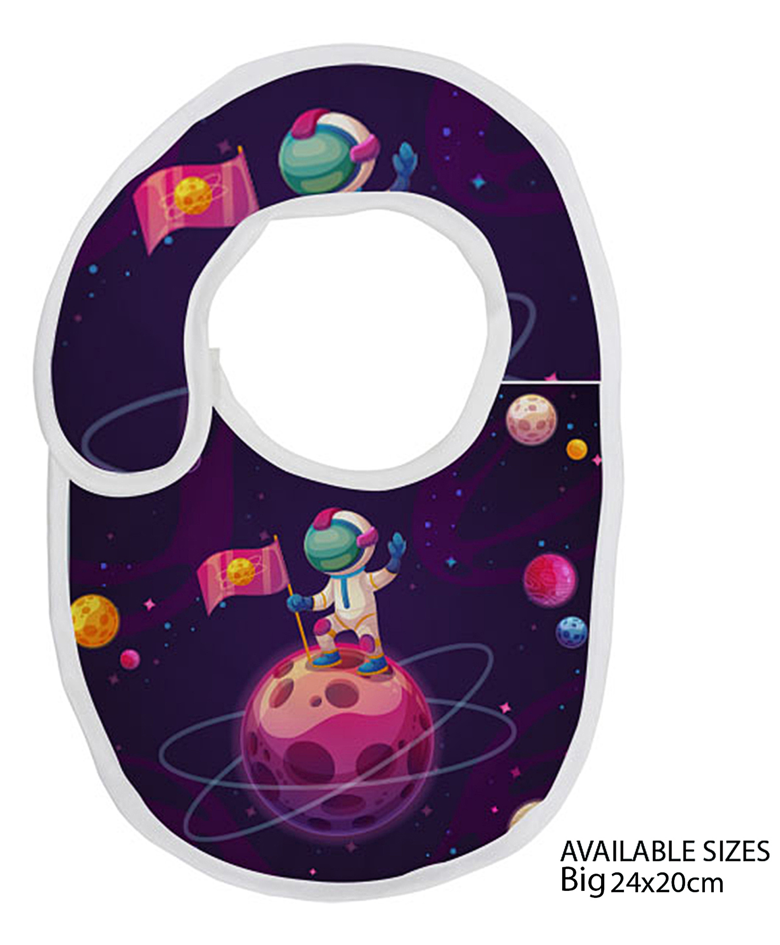Right Gifting Digital Printed Velcro Closure Bibs - Navy Blue-picture-28
