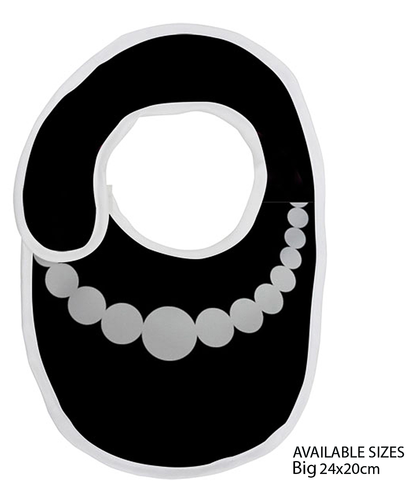 Right Gifting Digital Printed Velcro Closure Bibs - Black-picture-16