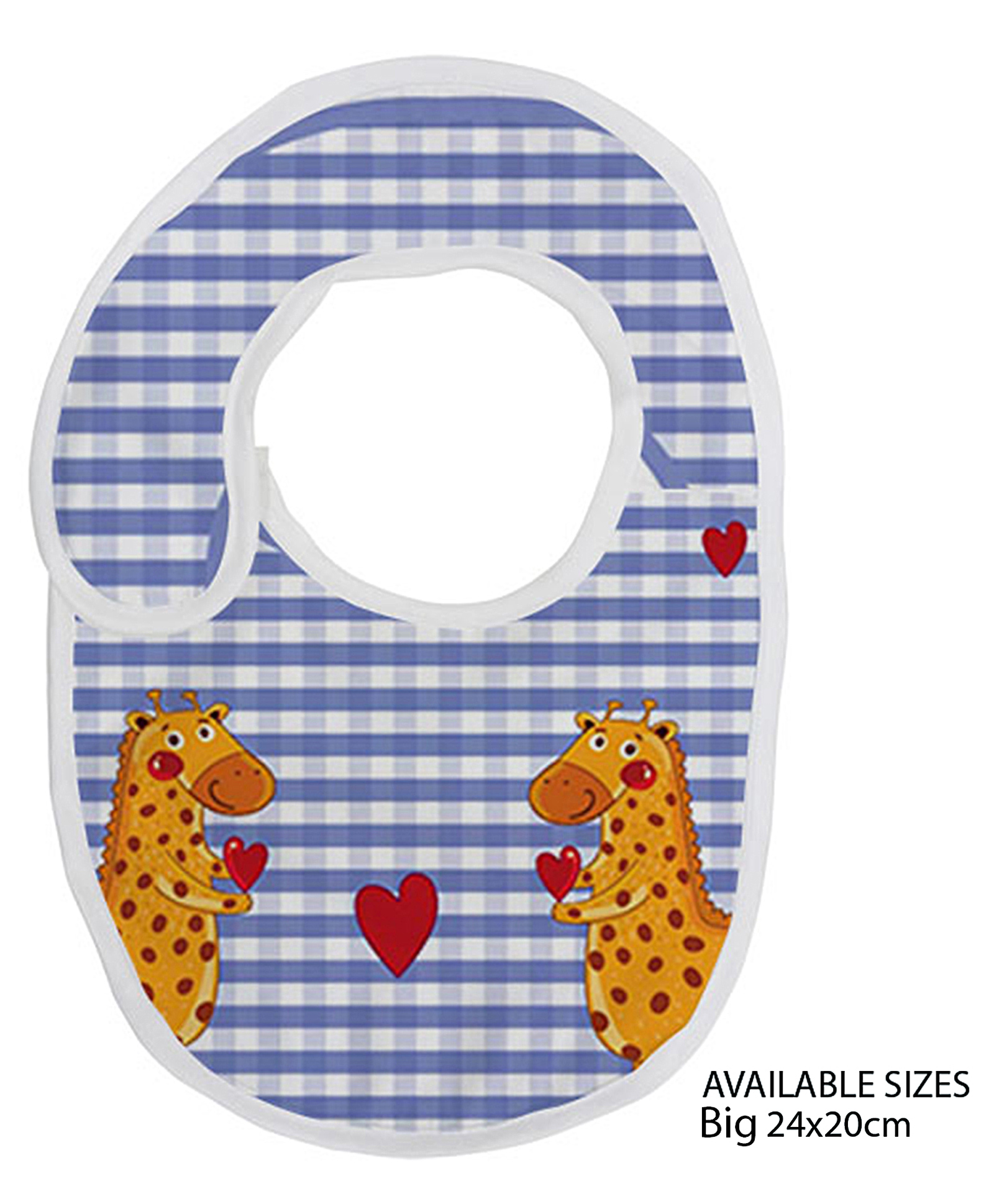 Right Gifting Digital Printed Velcro Closure Bibs - Blue-picture-40