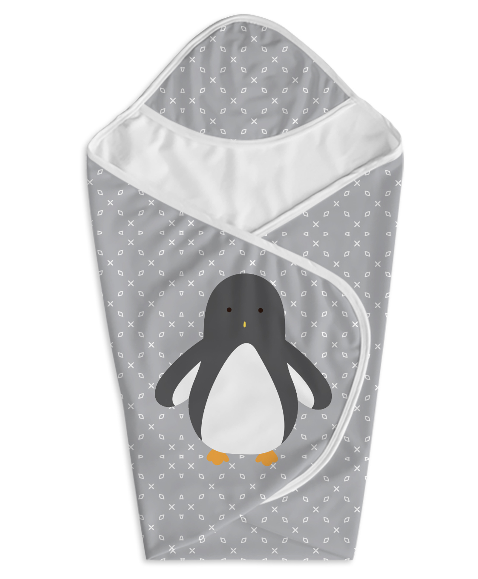 Right Gifting Digital Printed Hooded Wrapper Baby Blanket - Multicolor-image-18