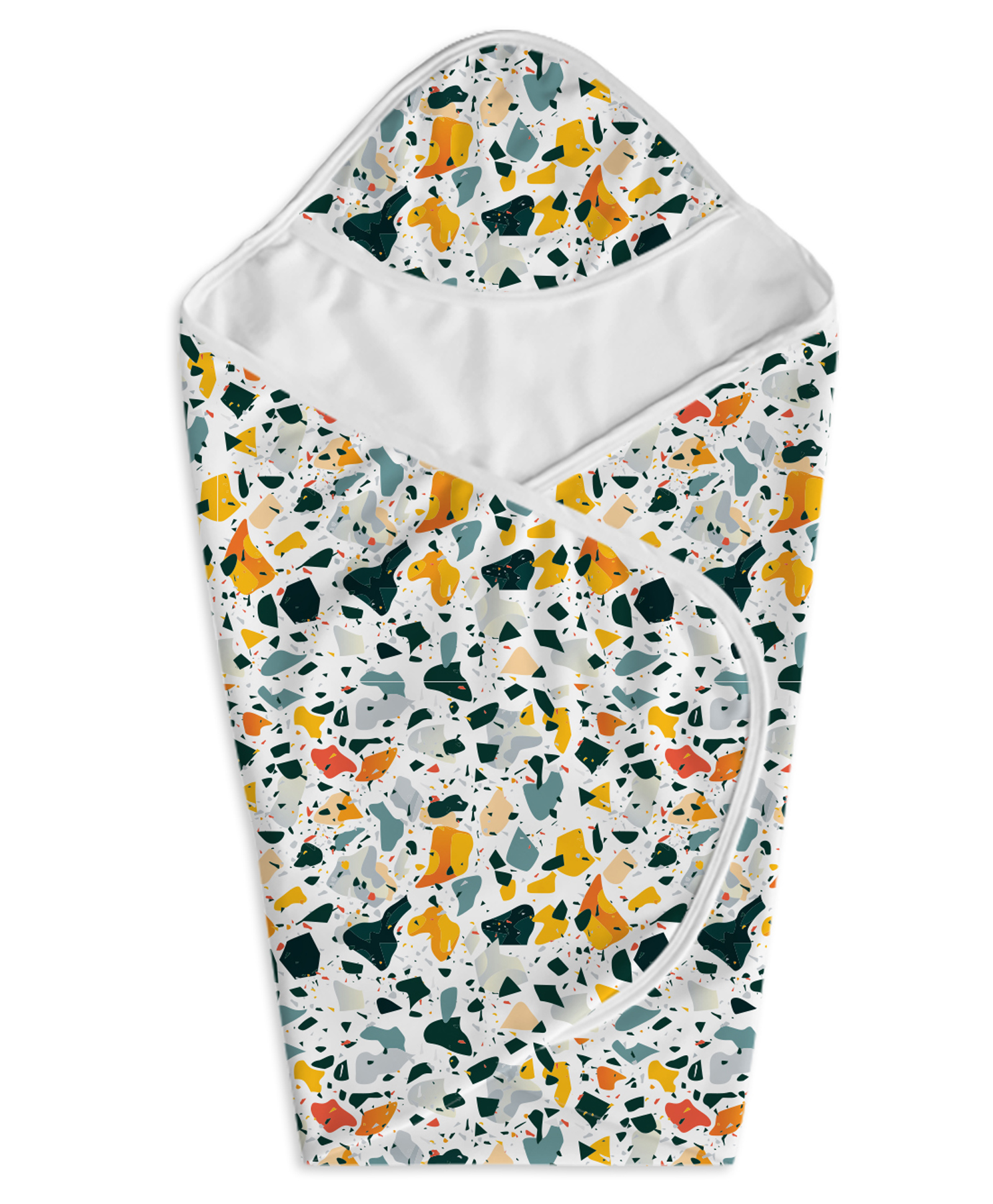 Right Gifting Digital Printed Hooded Wrapper Baby Blanket - Multicolor-picture-21