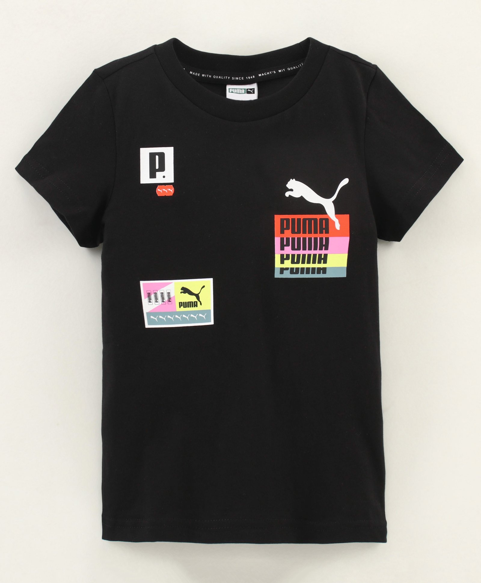 PUMA Half Sleeves Brand Love Tee - Black-image-34