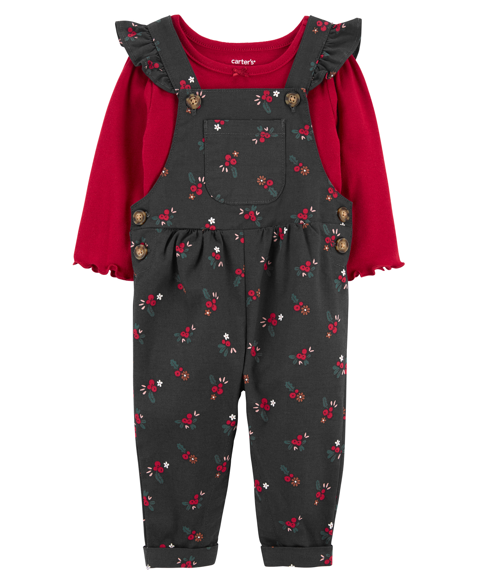 Carter's 2-Piece Onesie & Jumper Set - Black-image-2