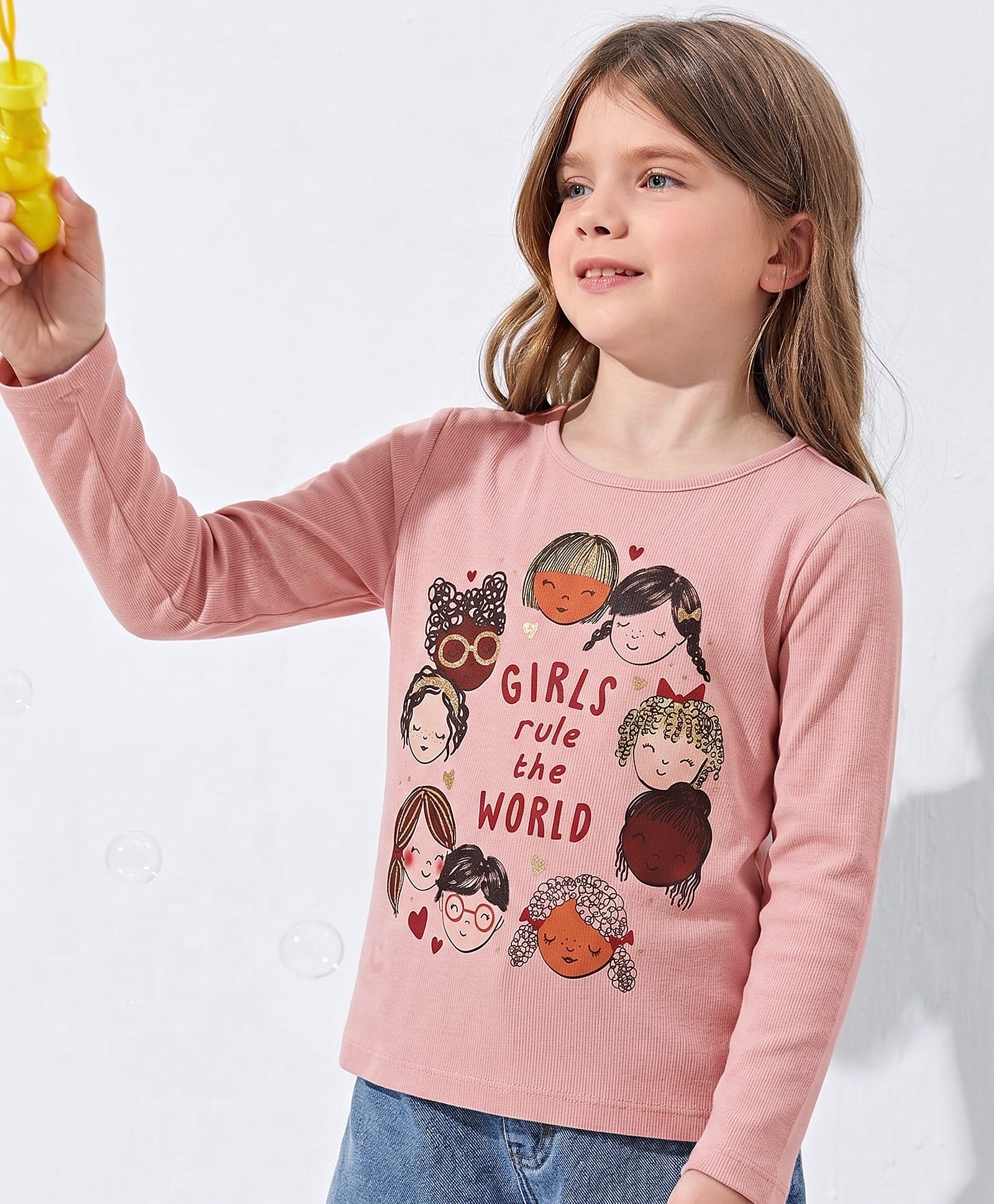 Carter's Girls Rule The World Jersey Tee - Pink-picture-11