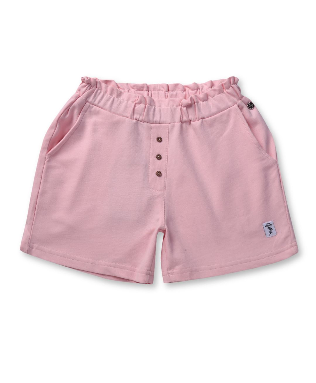 GINI & JONY Cotton Shorts Solid- Pink-image-46