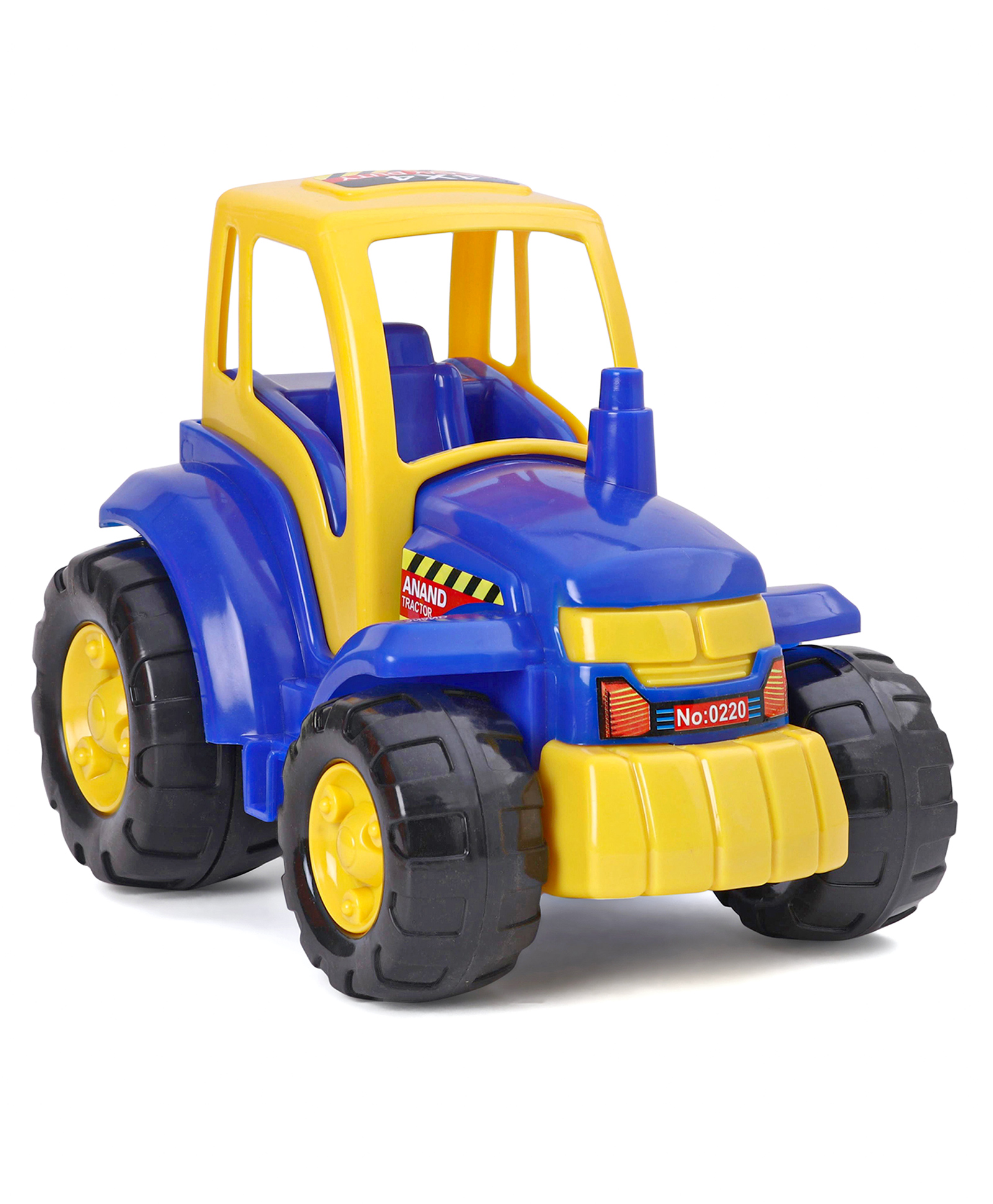 United Agencies Friction Powered Anand Toy Tractor - Yellow Blue-image-15