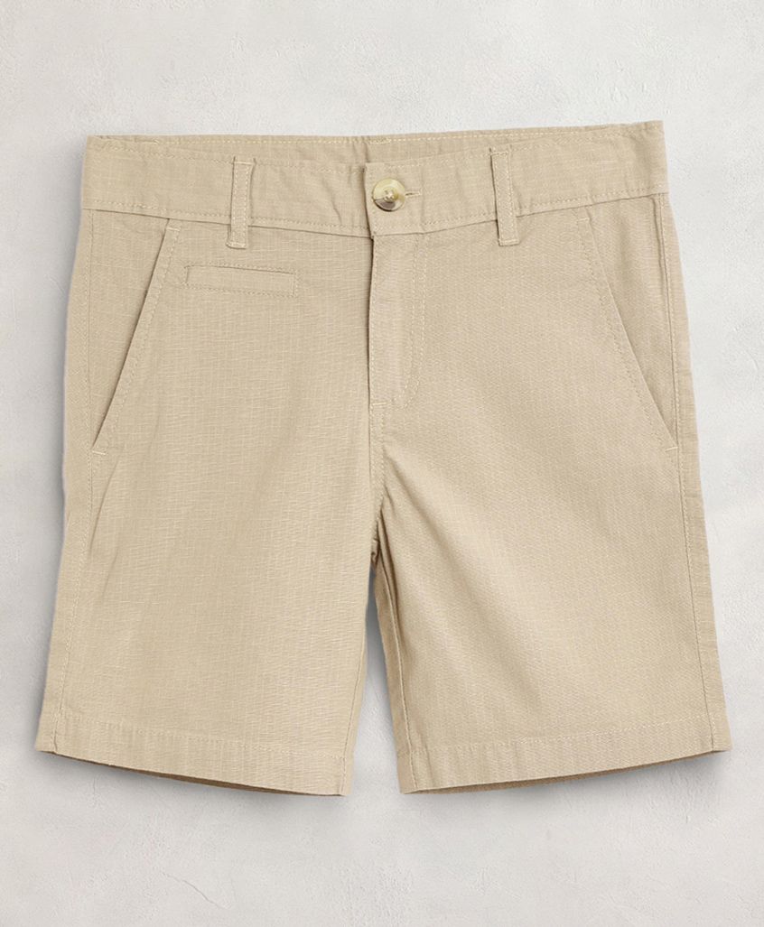 Cherry Crumble by Nitt Hyman Solid Shorts - Beige-picture-16